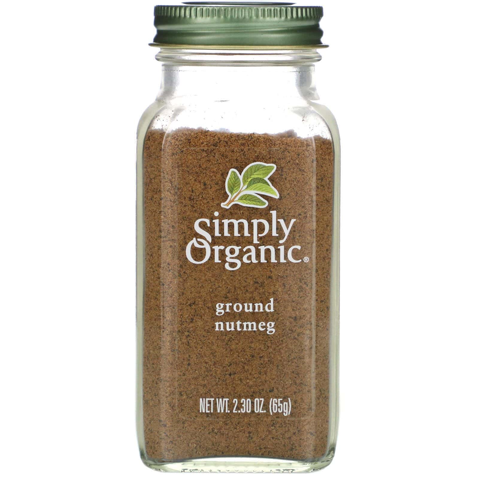 Simply Organic, Nuez Moscada Molida, 2.30 oz (65 g)
