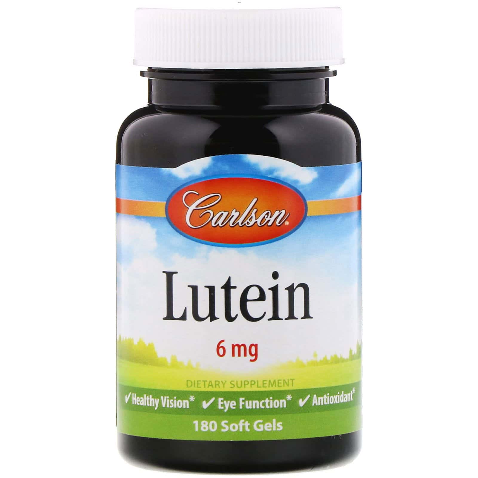 Carlson Labs, Lutein (Luteína), 6 mg, 180 Cápsulas de Gel Suave