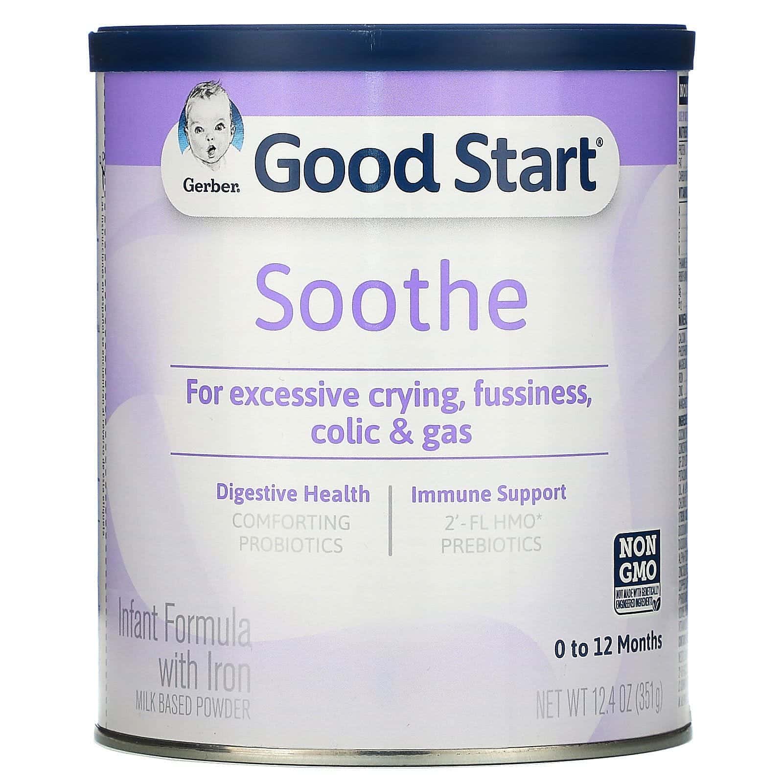 Gerber, Good Start, Soothe, Infant Formula with Iron, 0 to 12 Months, 12.4 oz (351 g)