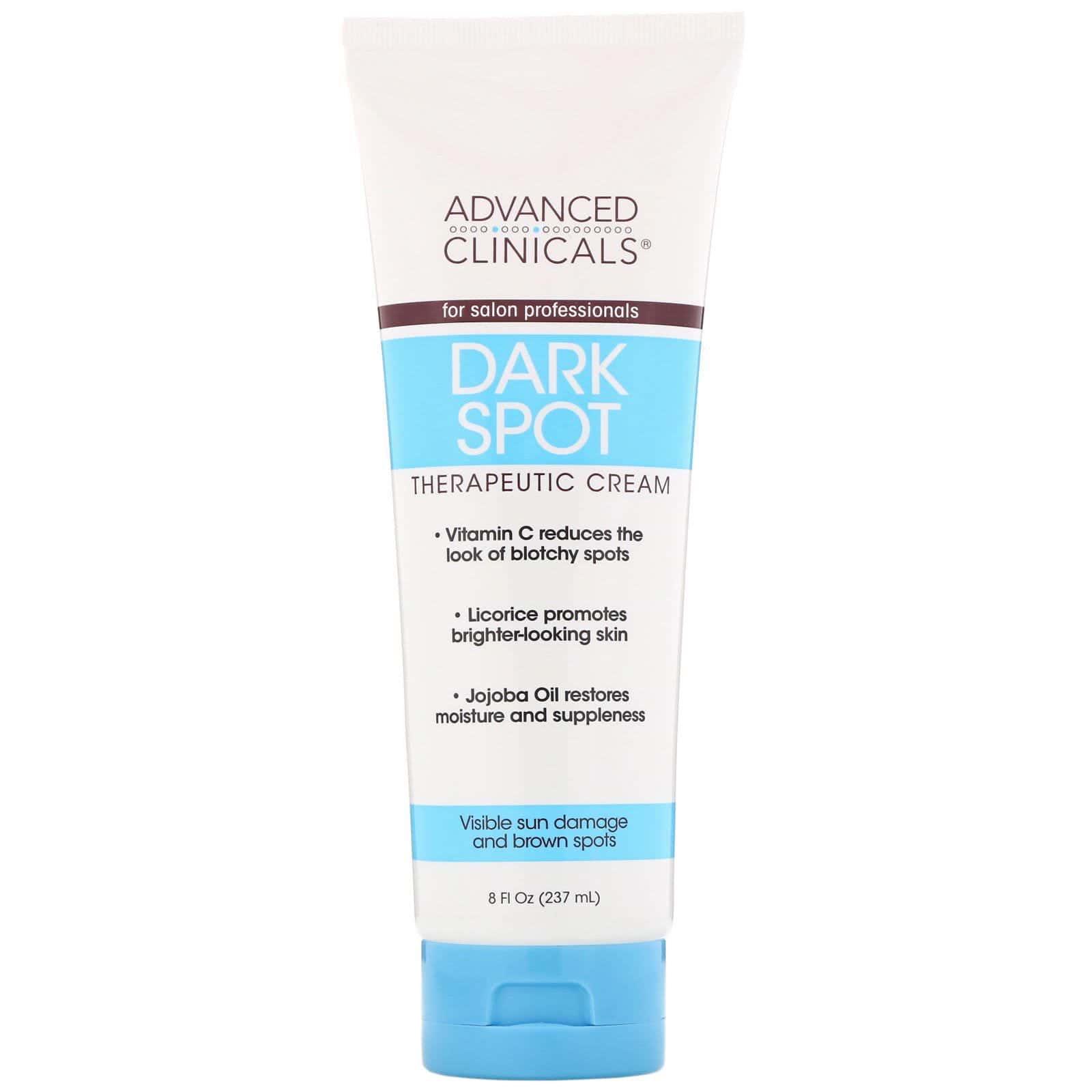 Advanced Clinicals, Crema terapéutica para manchas oscuras, 8 fl. Oz (237 ml)