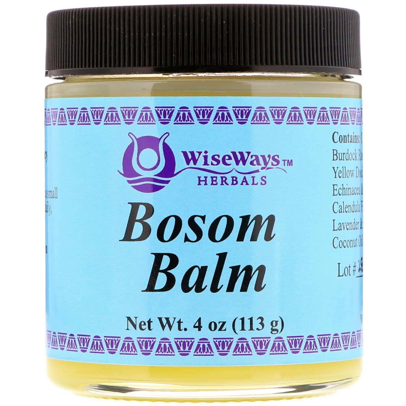 WiseWays Herbals, Bosom Balm, 4 oz (113 g)
