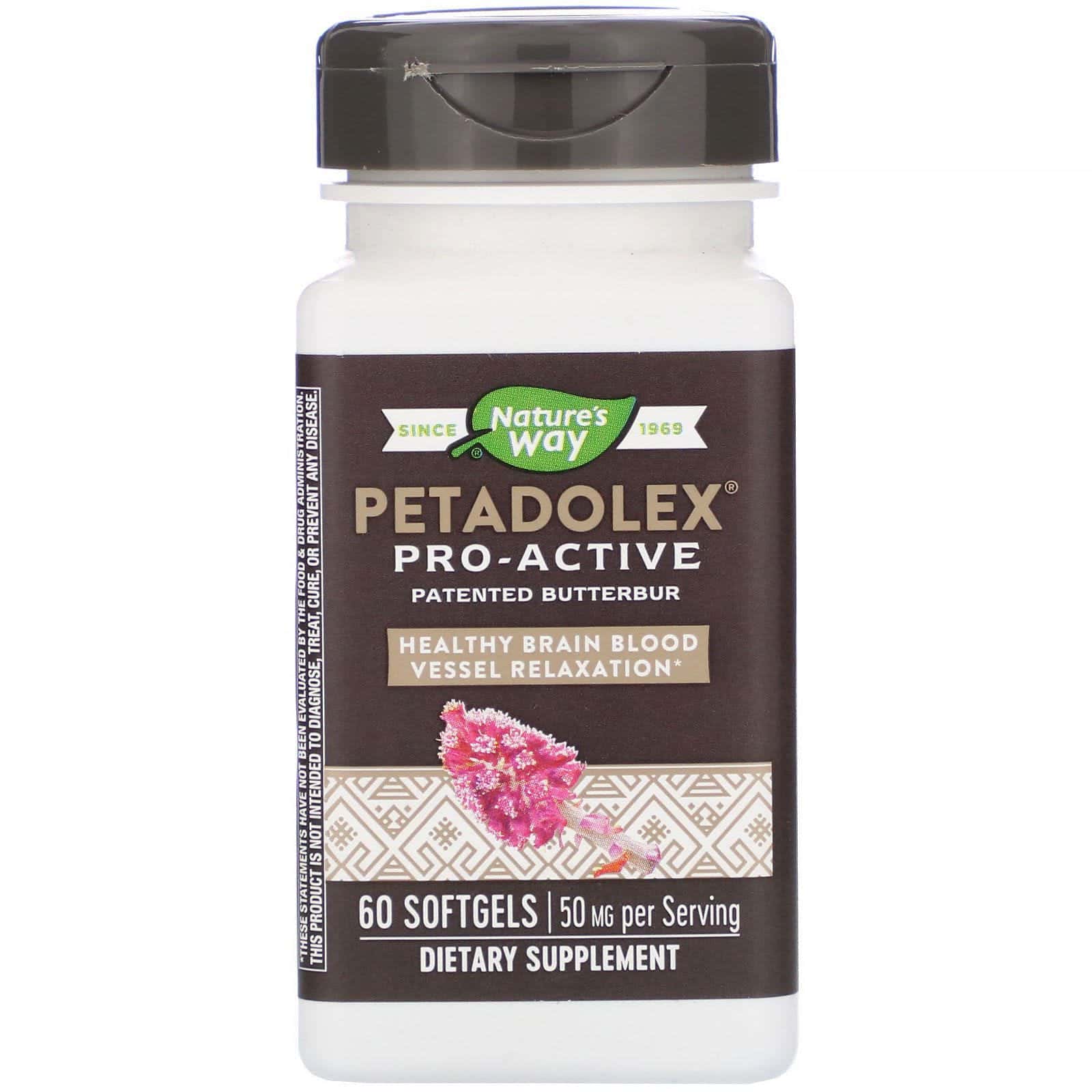 Nature's Way, PETADOLEX, Pro-Active, 50 mg , 60 Softgels