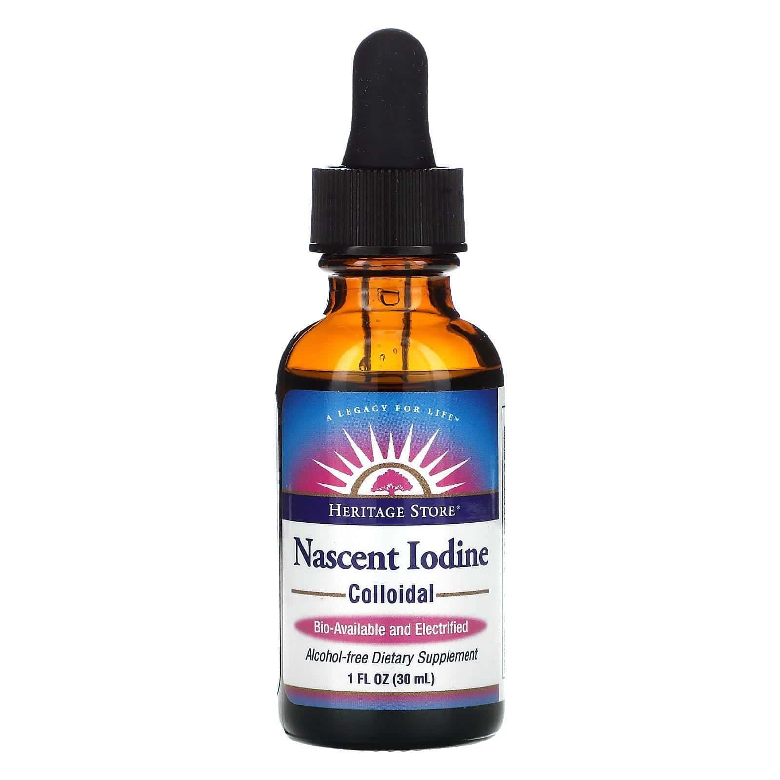 Heritage Store, Yodo naciente, Coloidal, 30 ml (1 oz. líq.)