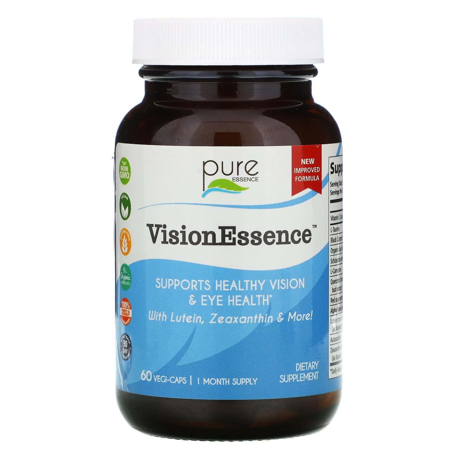 Pure Essence, VisionEssence, 60 cápsulas vegetales