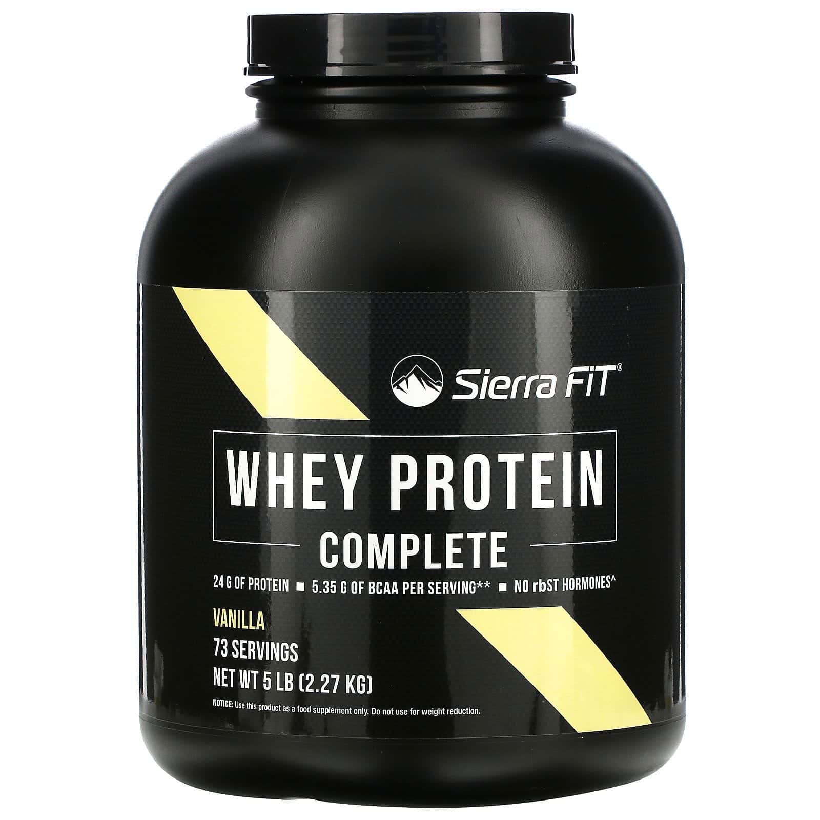 Sierra Fit, Whey Protein Complete, Vanilla, 5 lbs (2.27 kg)