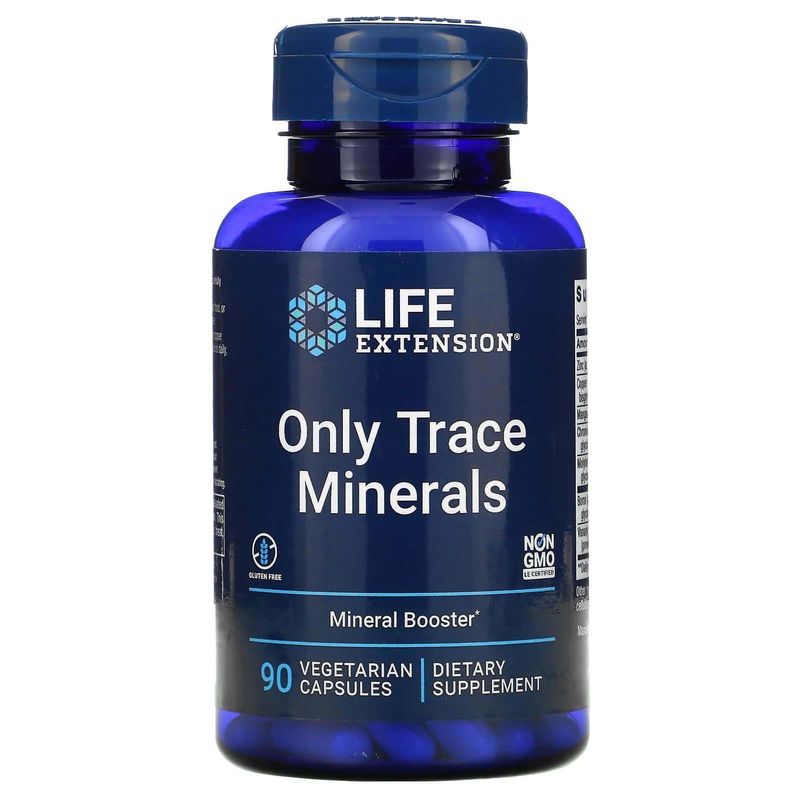 Life Extension, Únicamente oligoelementos, 90 cápsulas vegetarianas