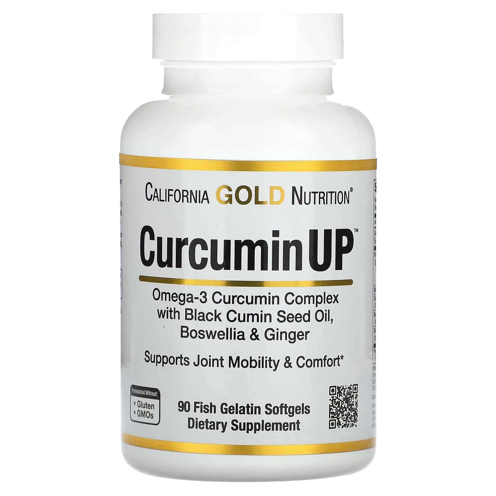California Gold Nutrition, CurcuminUP, 90 cápsulas blandas de gelatina