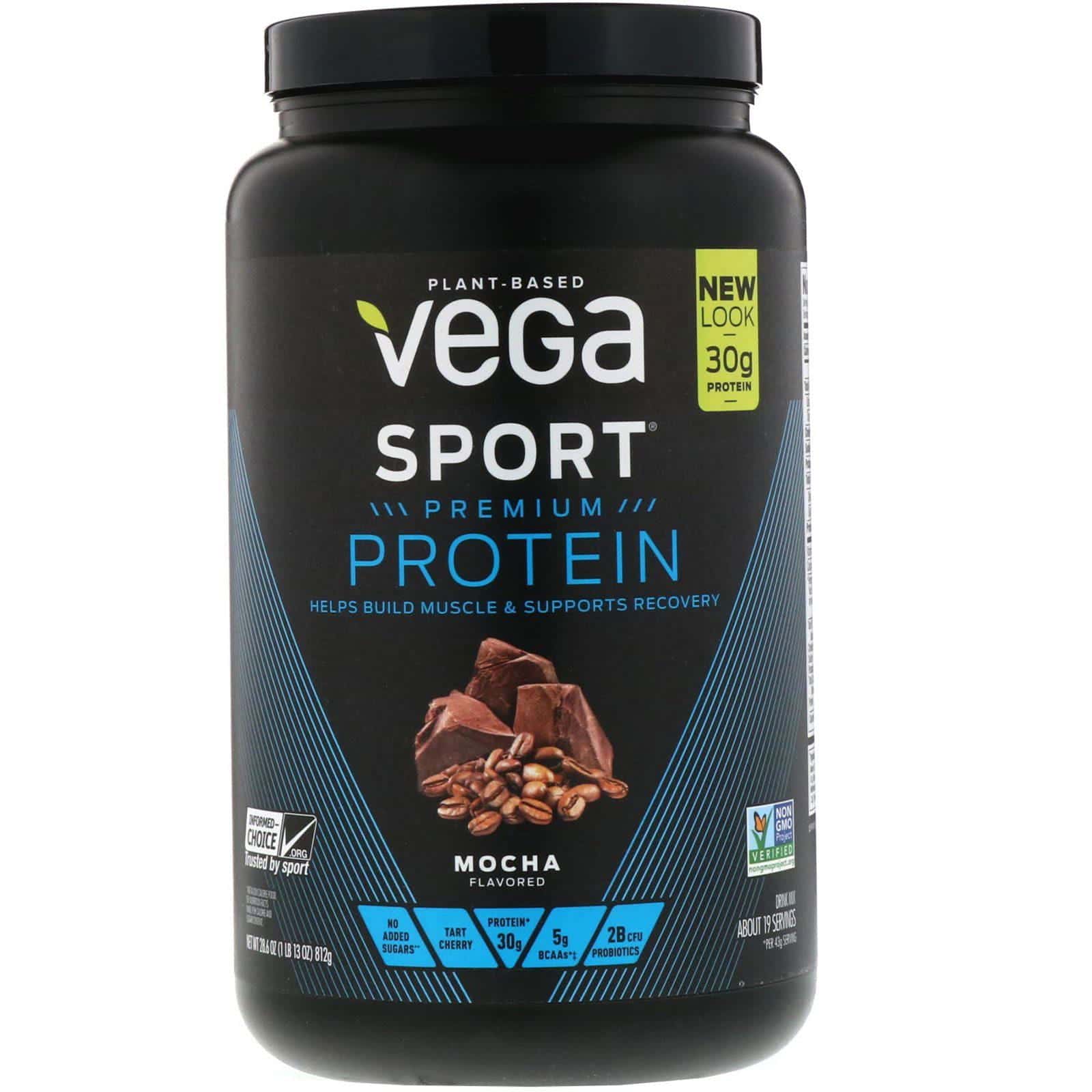 Vega, Sport Premium Protein, Mocha, 1 lb (13 oz)