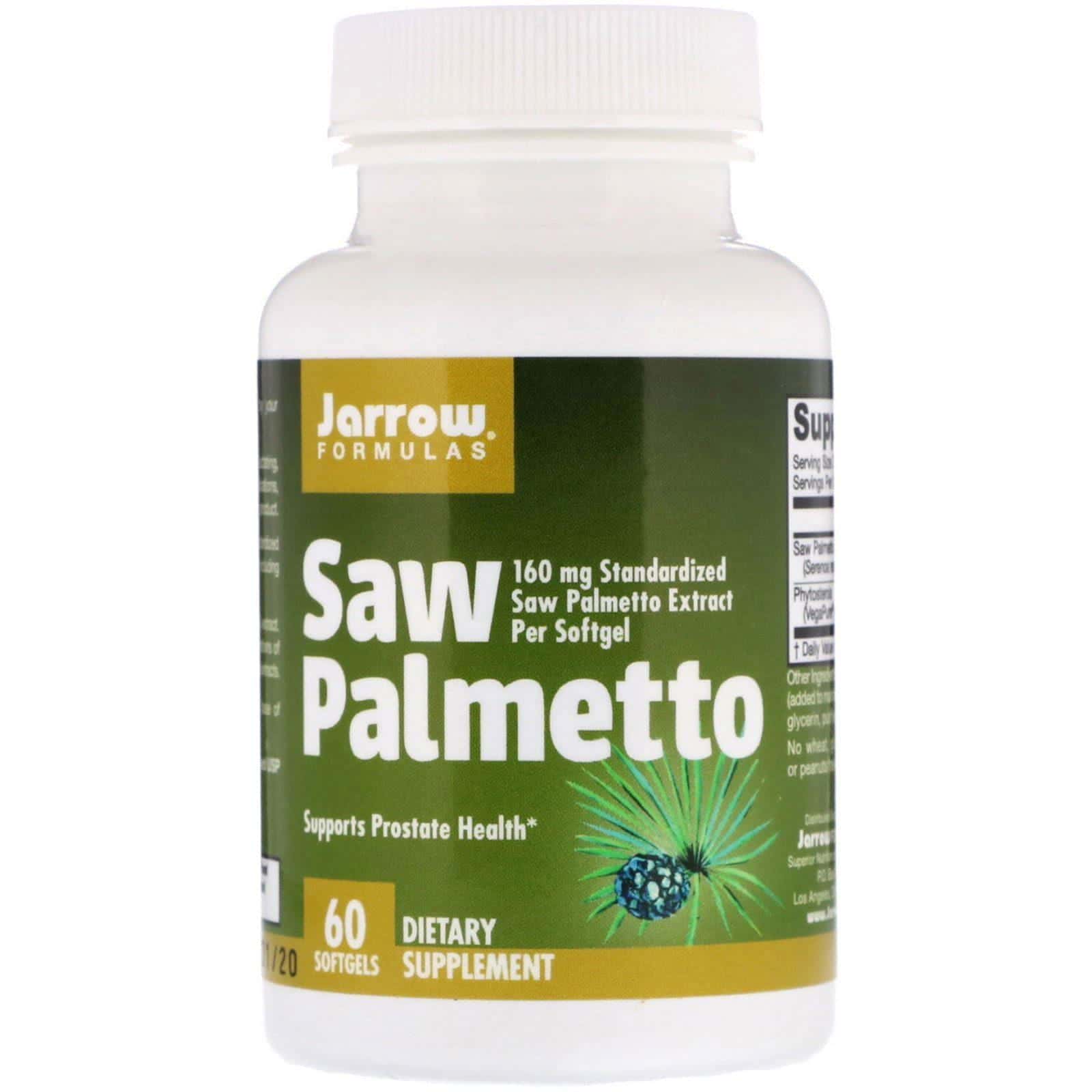 Jarrow Formulas, Palma Enana, 160 mg, 60 Cápsulas Blandas
