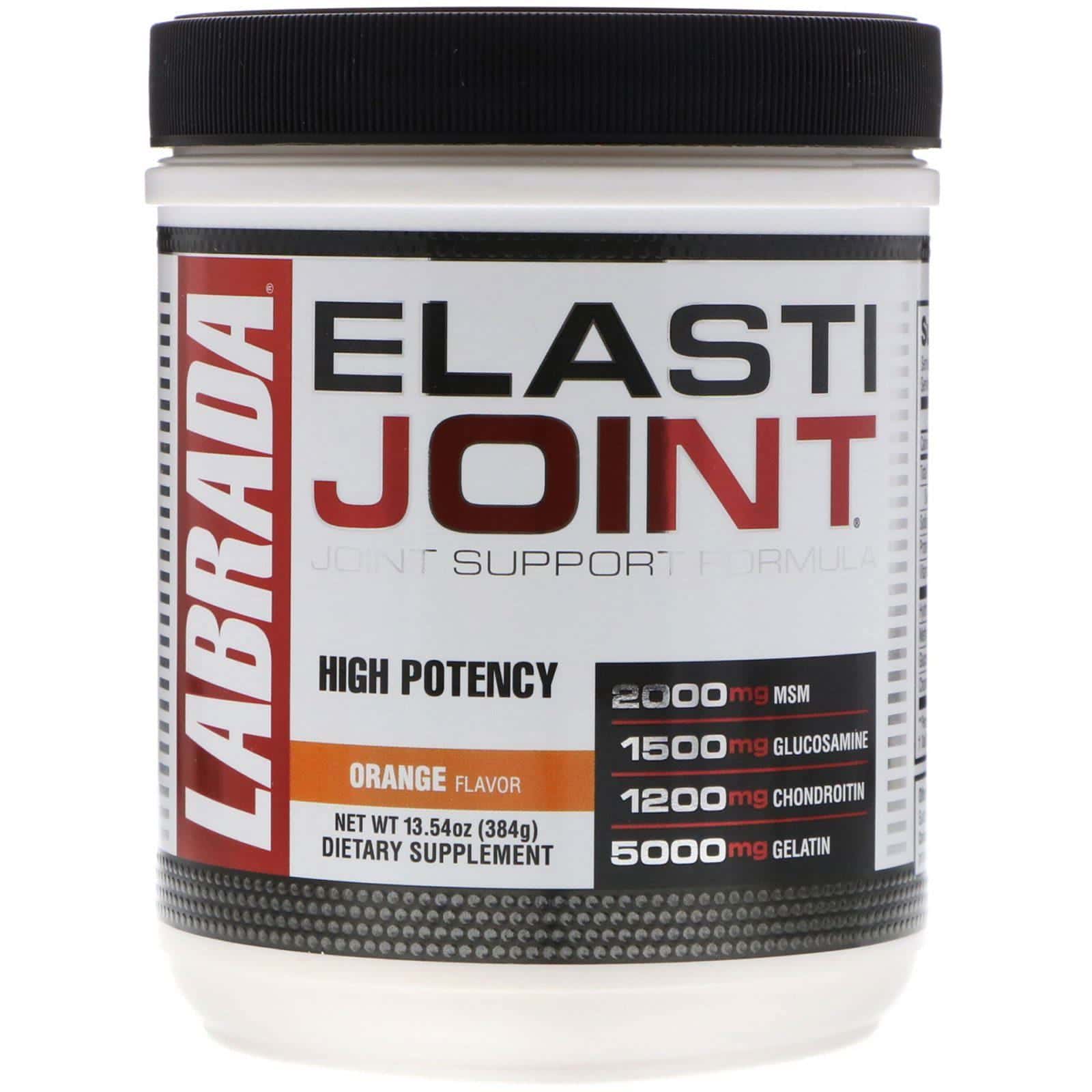 Labrada Nutrition, ElastiJoint, fórmula para reforzar las articulaciones, sabor a naranja, 13.54 oz (384 g)