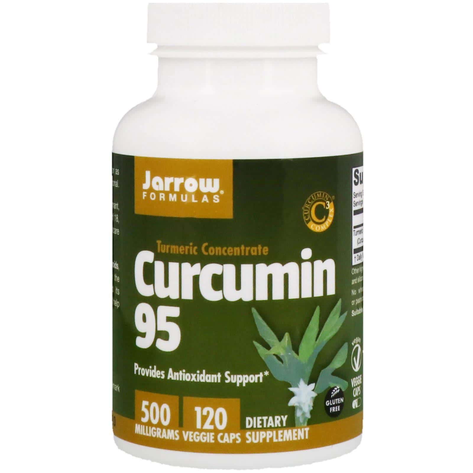 Jarrow Formulas, Curcumina 95, 500 mg, 120 cápsulas vegetales