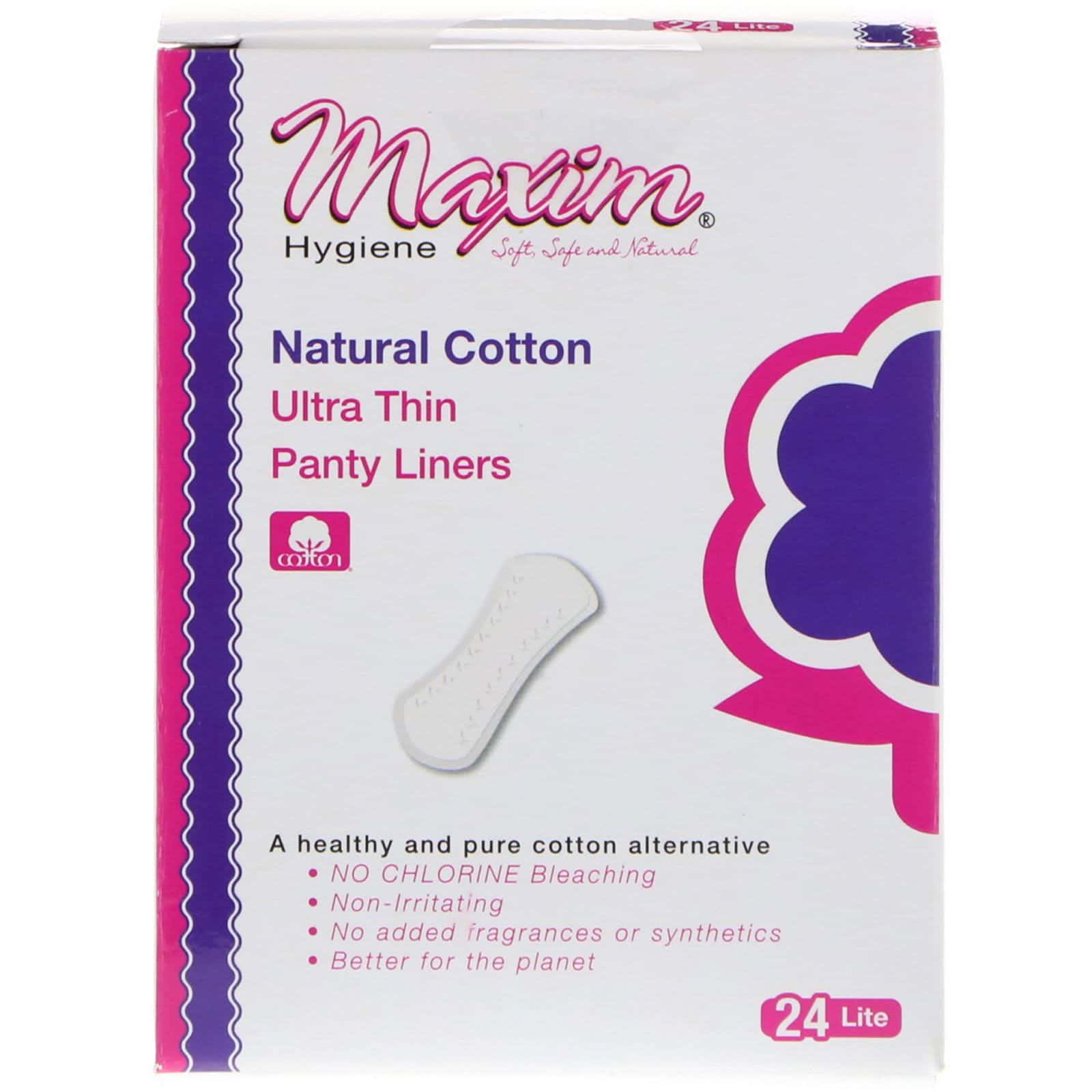 Maxim Hygiene Products, Salvaslips Ultra Finos, Ligeros, 24 Salvaslips