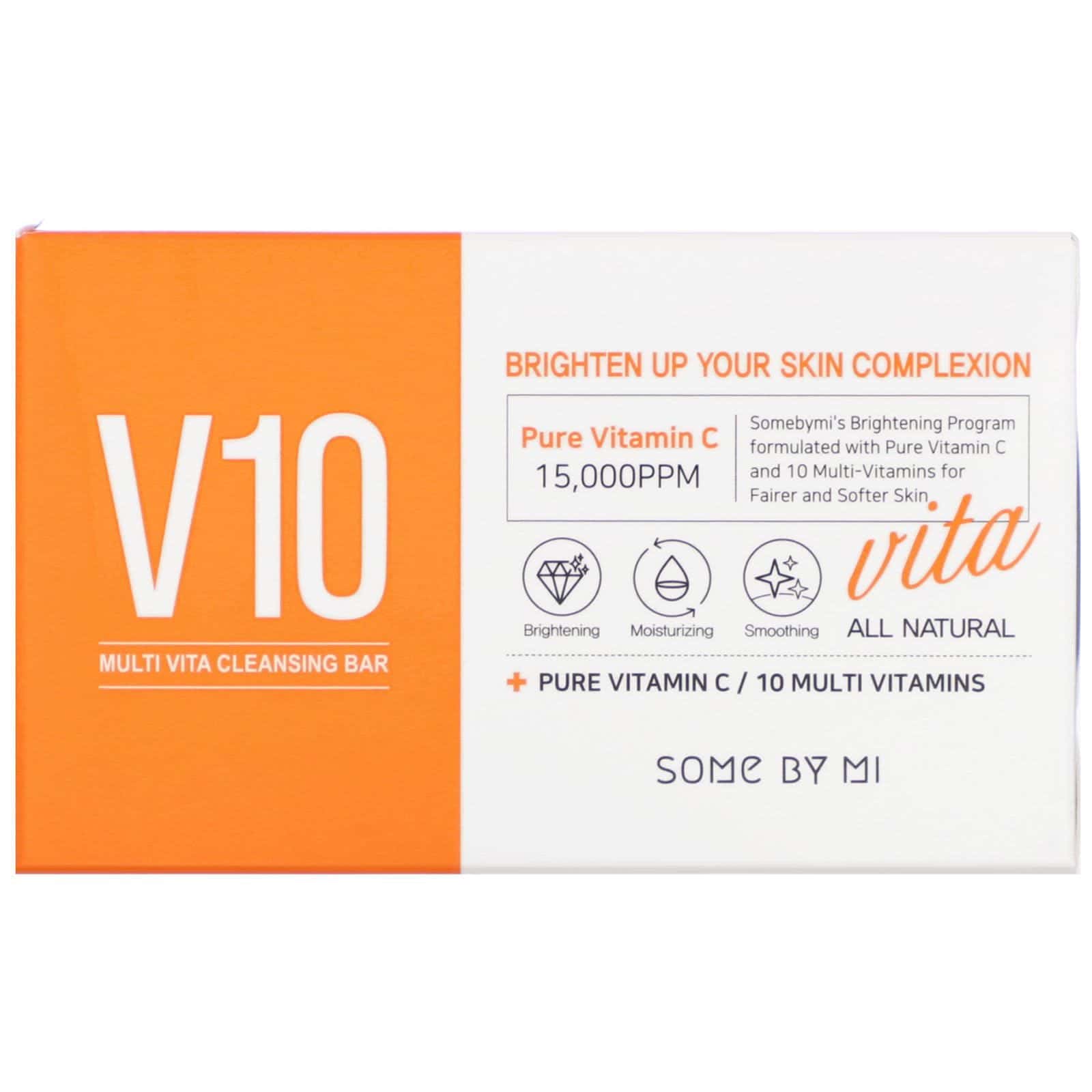 Some By Mi, V10 Barra limpiadora multi vitamínica, 95 g