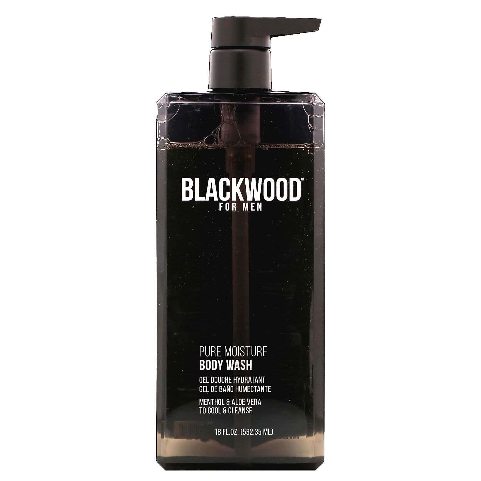Blackwood For Men, Pure Moisture, Jabón líquido hidratante para el cuerpo, Para hombres, 532,35 ml (18 oz. líq.)