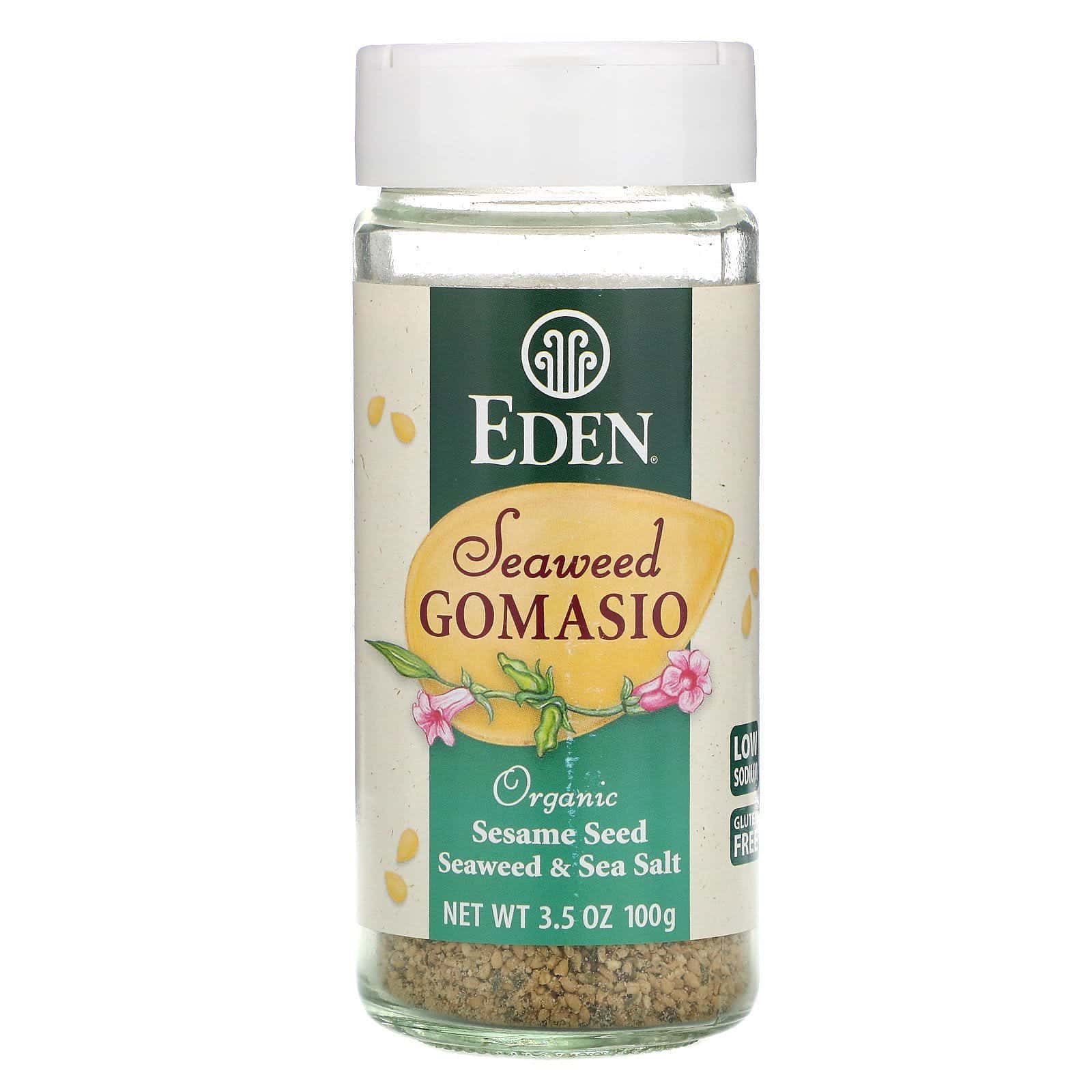Eden Foods, Algas Orgánicas Gomasio, 3.5 oz (100 g)