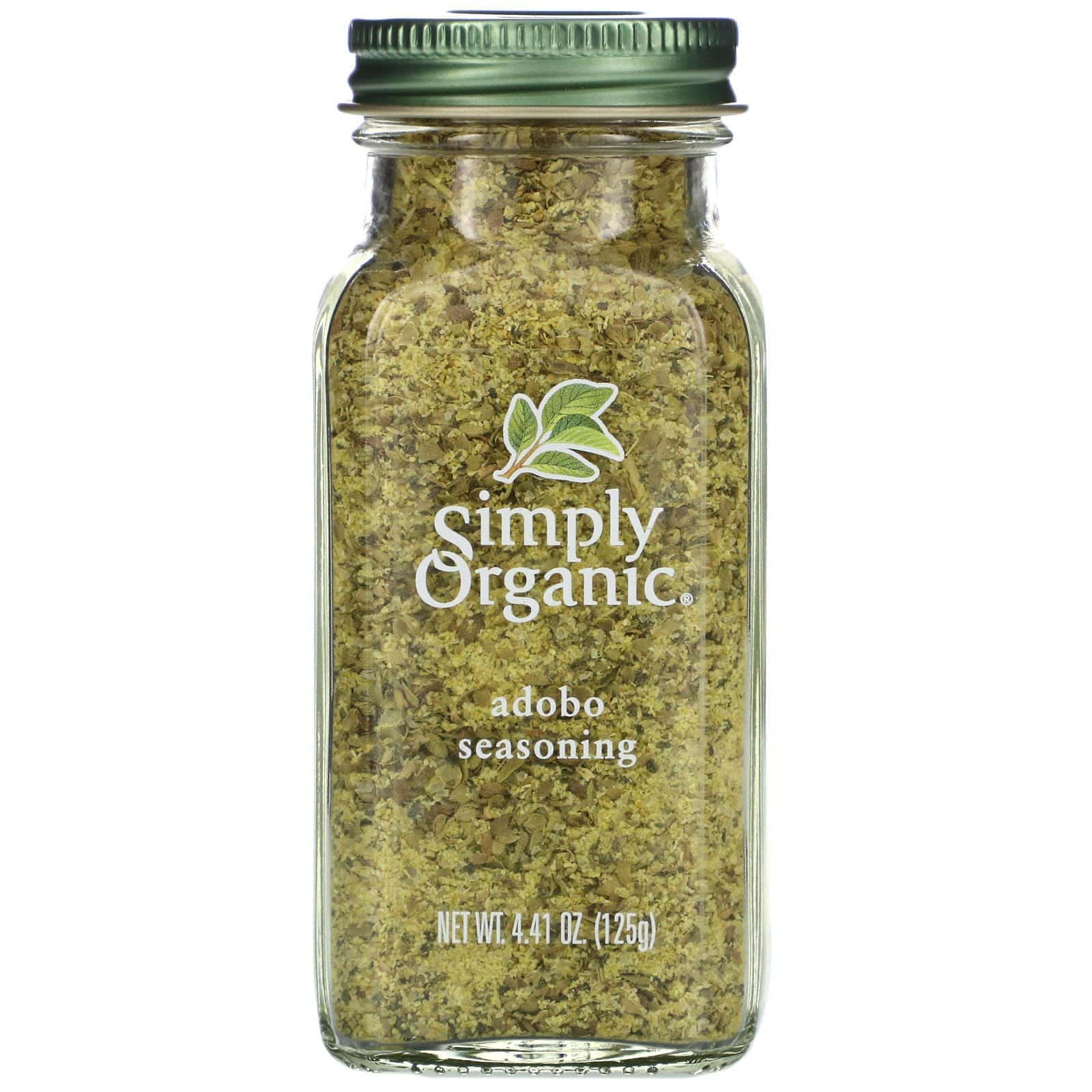 Simply Organic, Sazonador de Adobo, 4.41 oz (125 g)