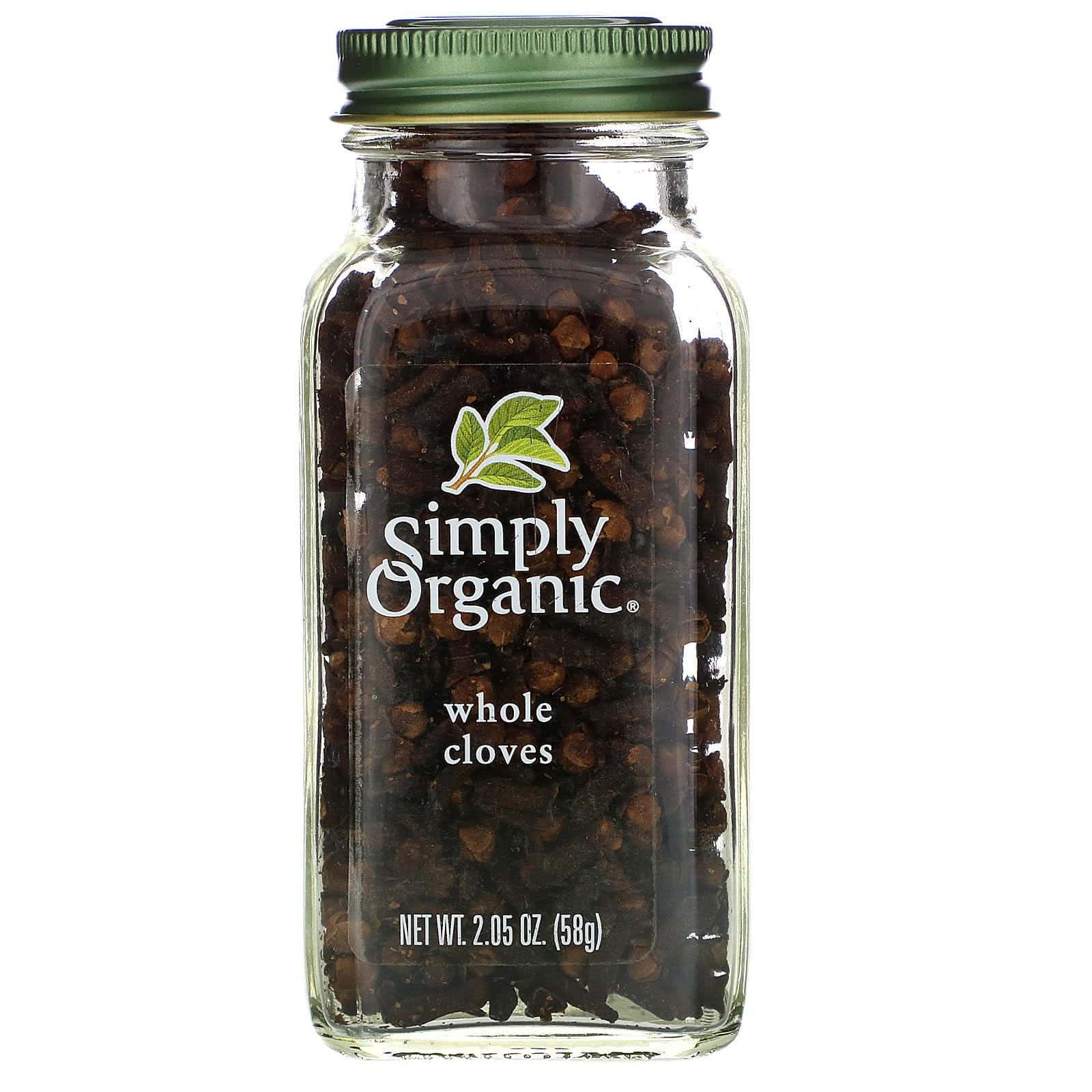 Simply Organic, Clavos Enteros, 2.05 oz (58 g)