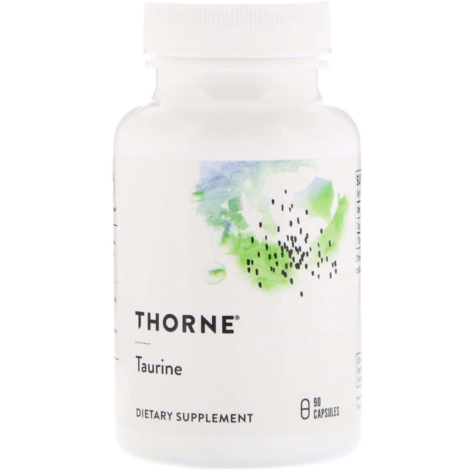 Thorne Research, Taurine, 90 Cápsulas Vegetales