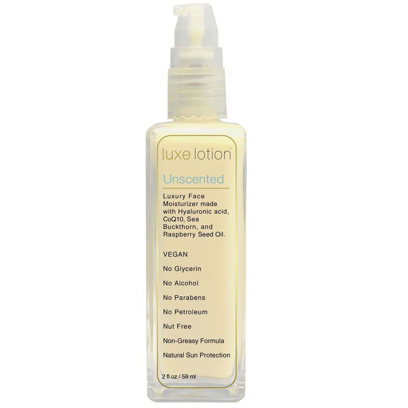 LuxeBeauty, Loción de lujo, rostro de lujo, sin perfume, 2 fl oz (59 ml)