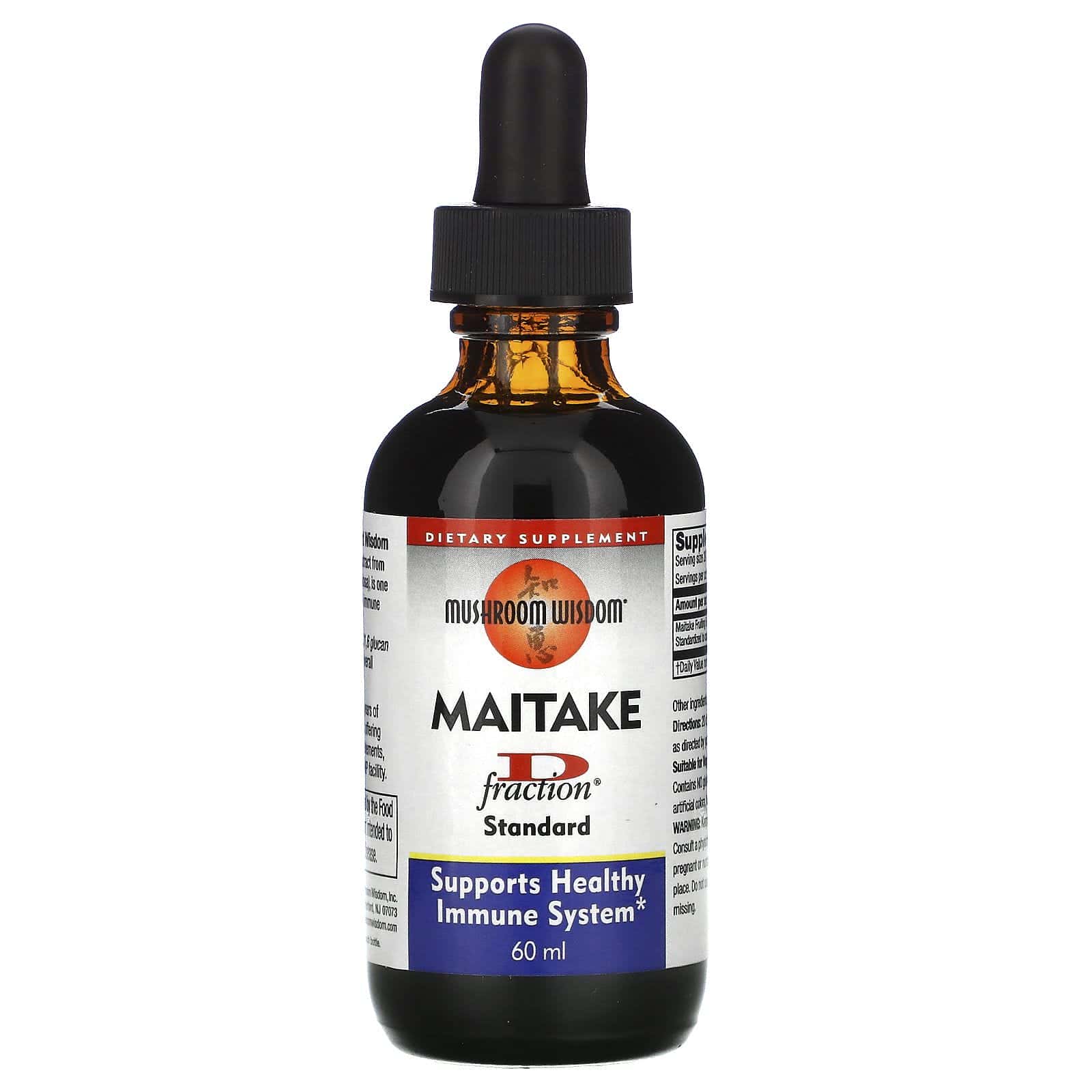 Mushroom Wisdom, Maitake D Fraction, Standard (Estandar), 60 ml