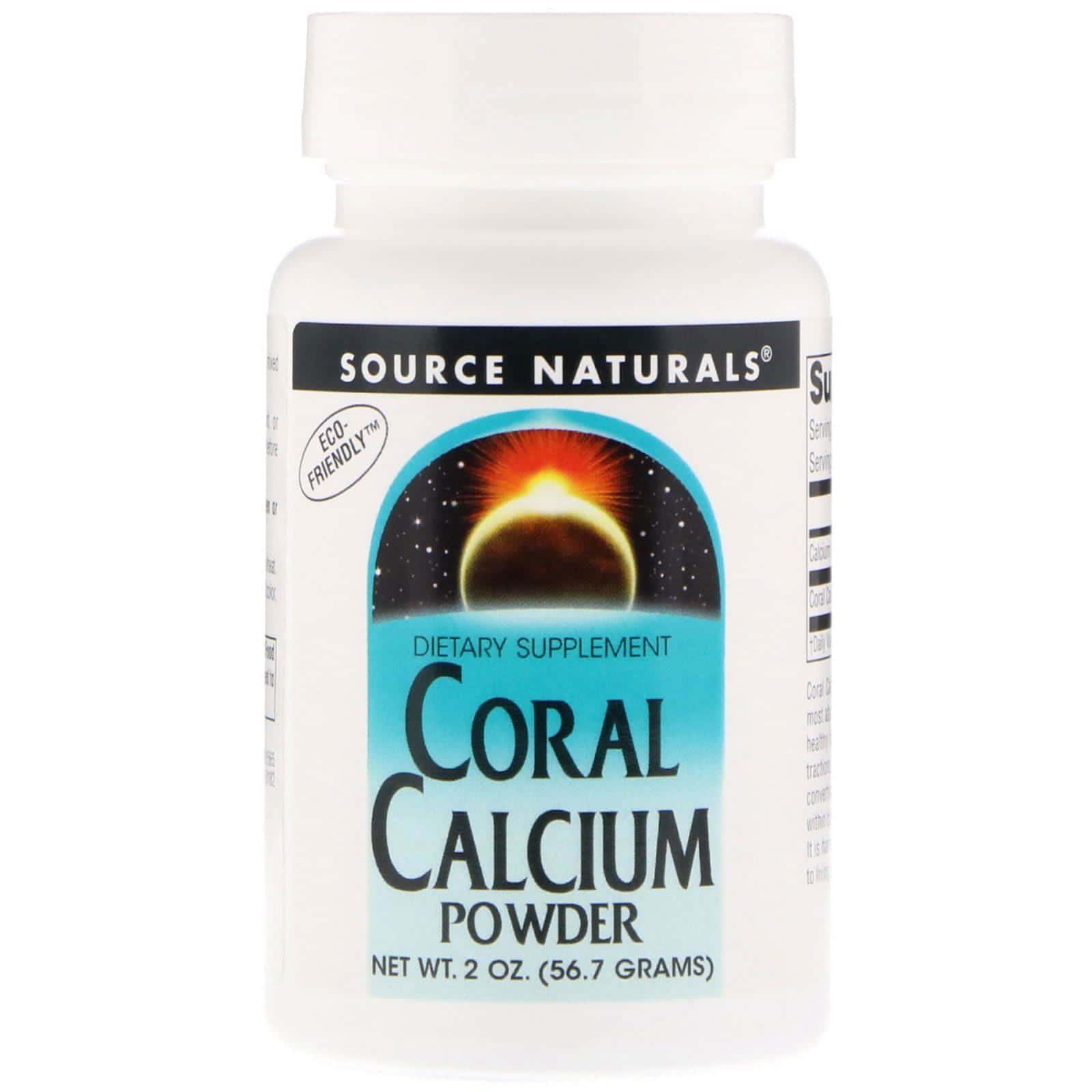 Source Naturals, Calcio coral en polvo, 2 oz (56.7 g)