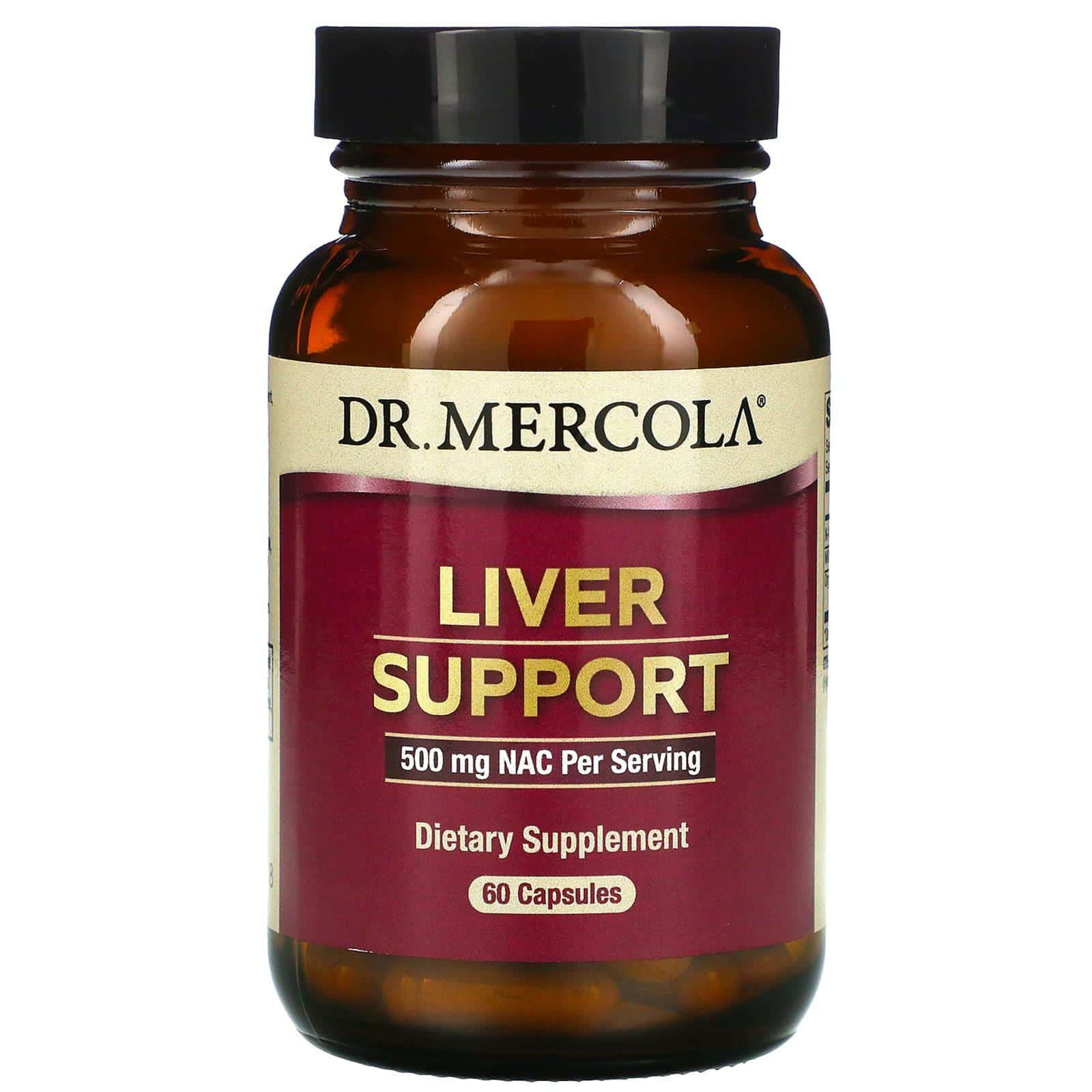 Dr. Mercola, Apoyo hepático, 60 cápsulas