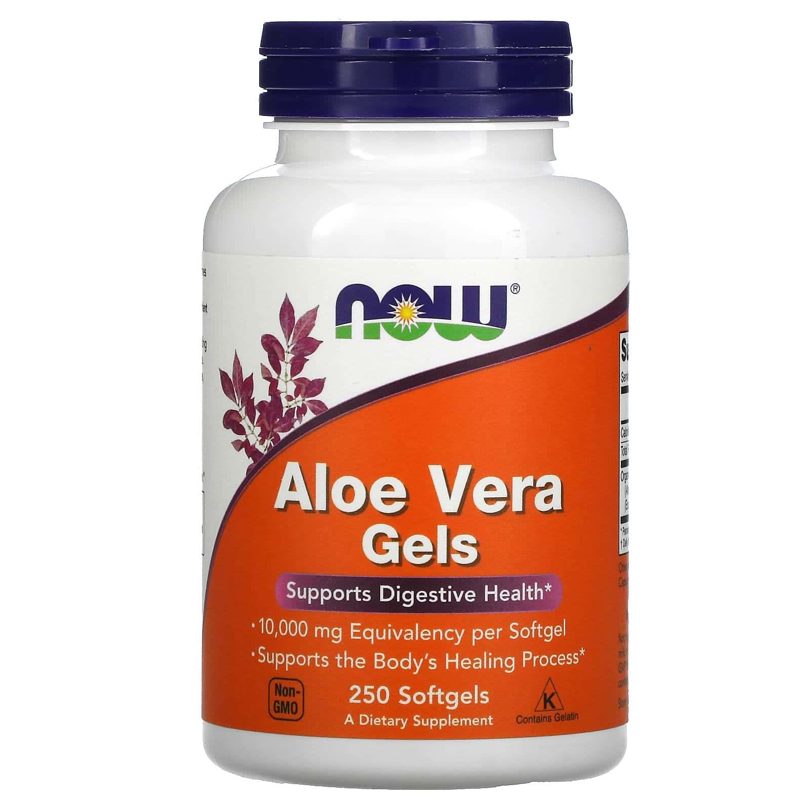 NOW Foods, Cápsulas de Aloe Vera, 250 cápsulas blandas
