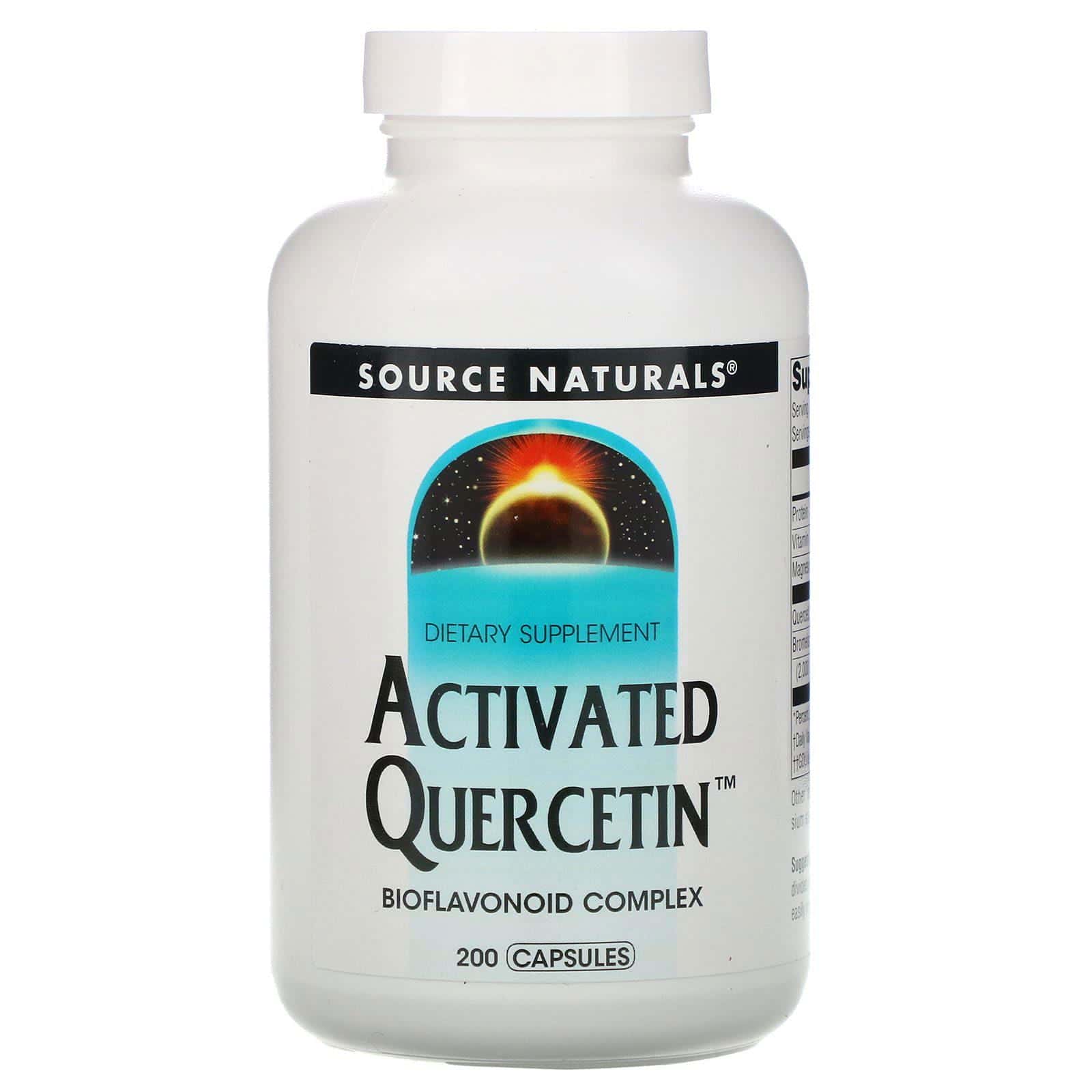 Source Naturals, Activated Quercetin, 200 cápsulas