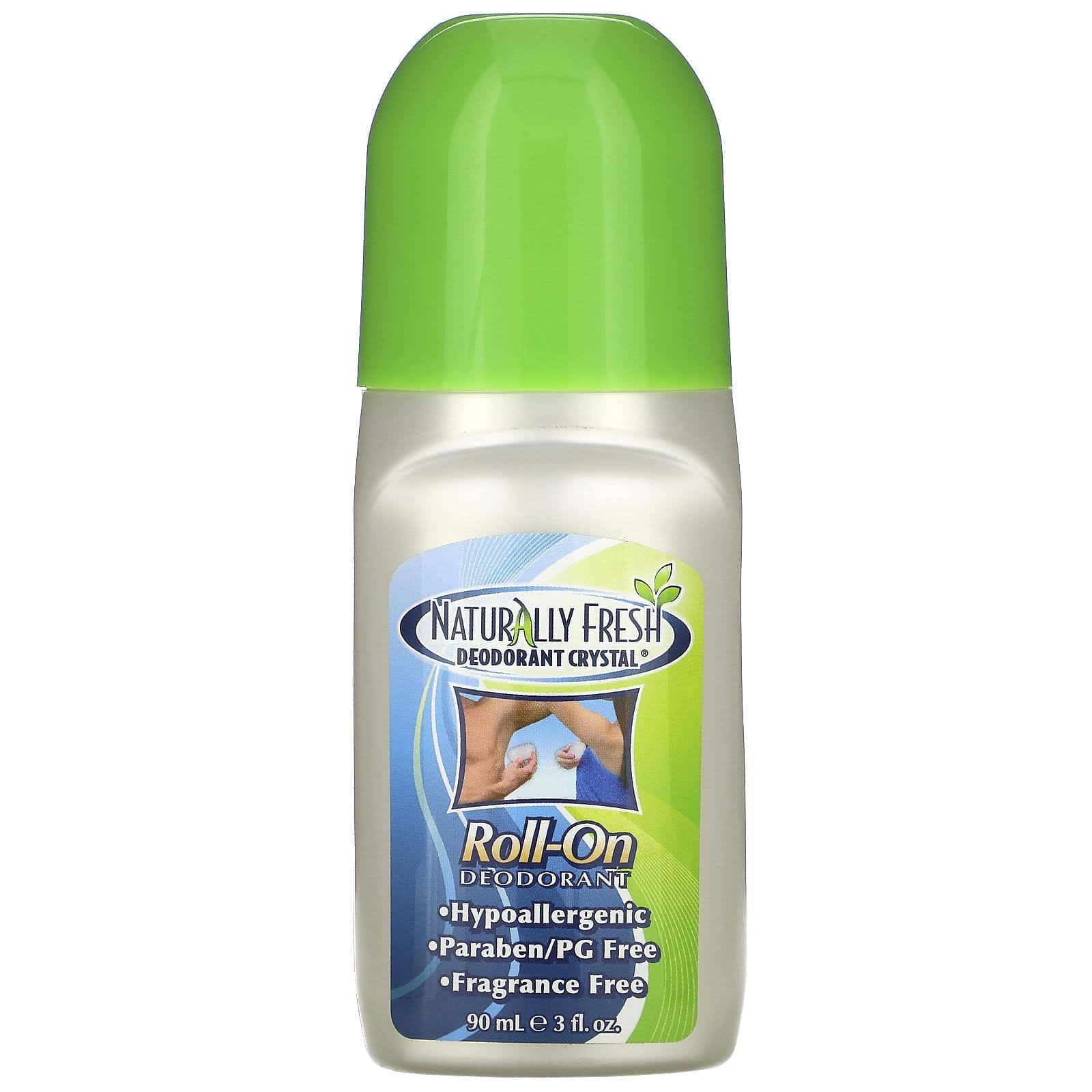 Naturally Fresh, Deodorant Crystal, Roll-On, Libre de Fragancia, 90 ml