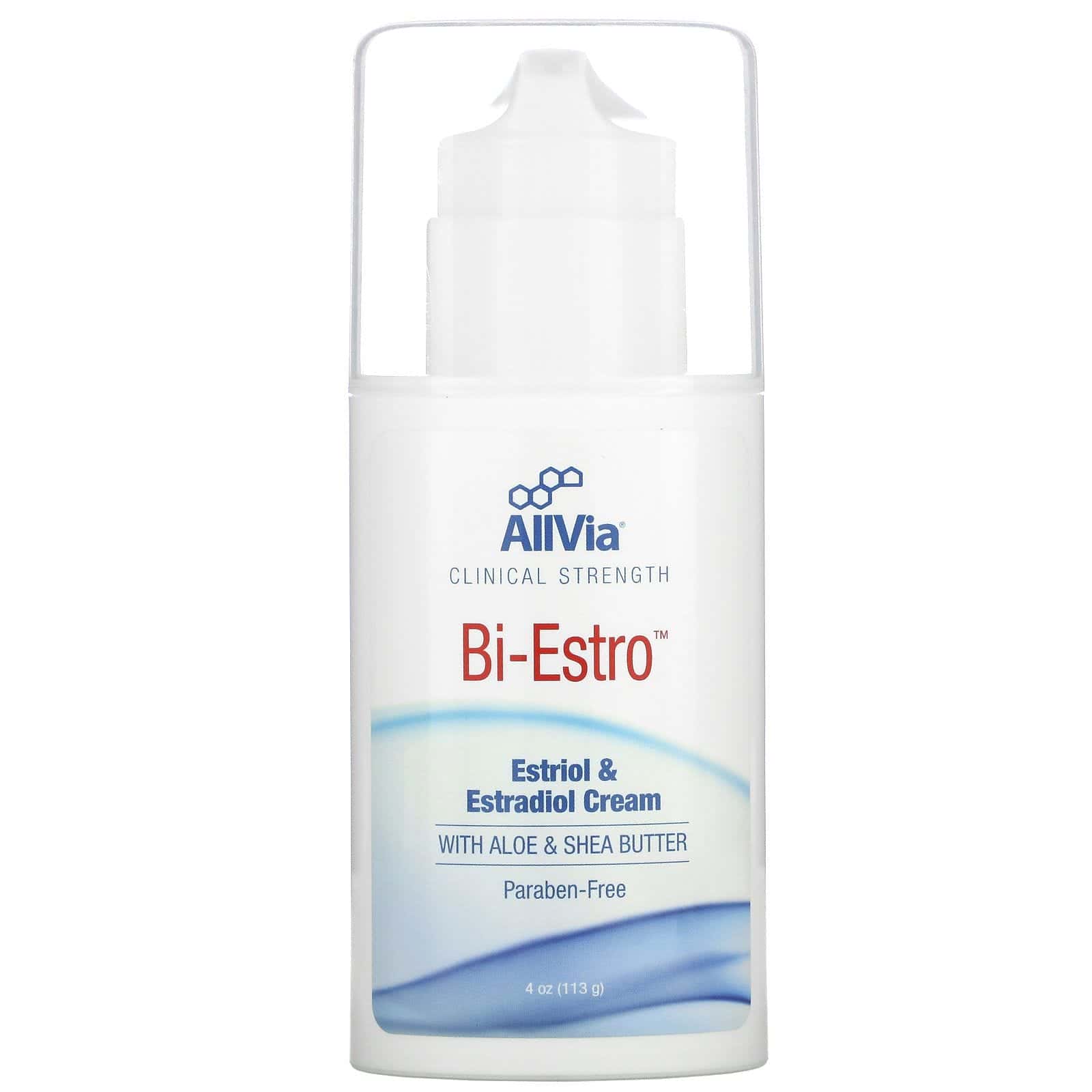 AllVia, Bi-Estro, Eficacia clínica, Crema con estriol y estradiol, 113 g (4 oz)