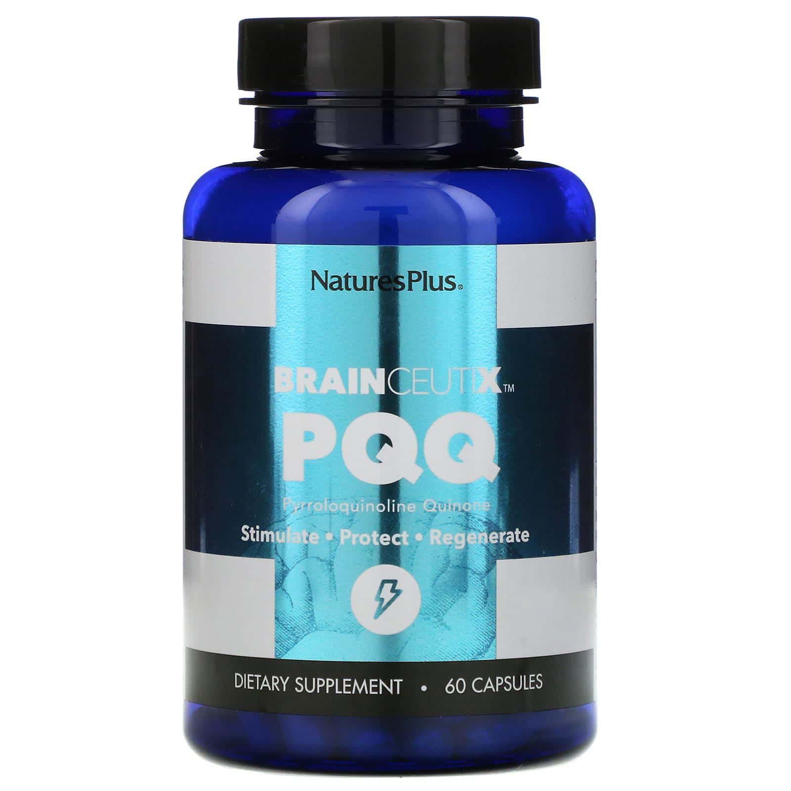 Nature's Plus, BrainCeutix, PQQ, 60 Cápsulas