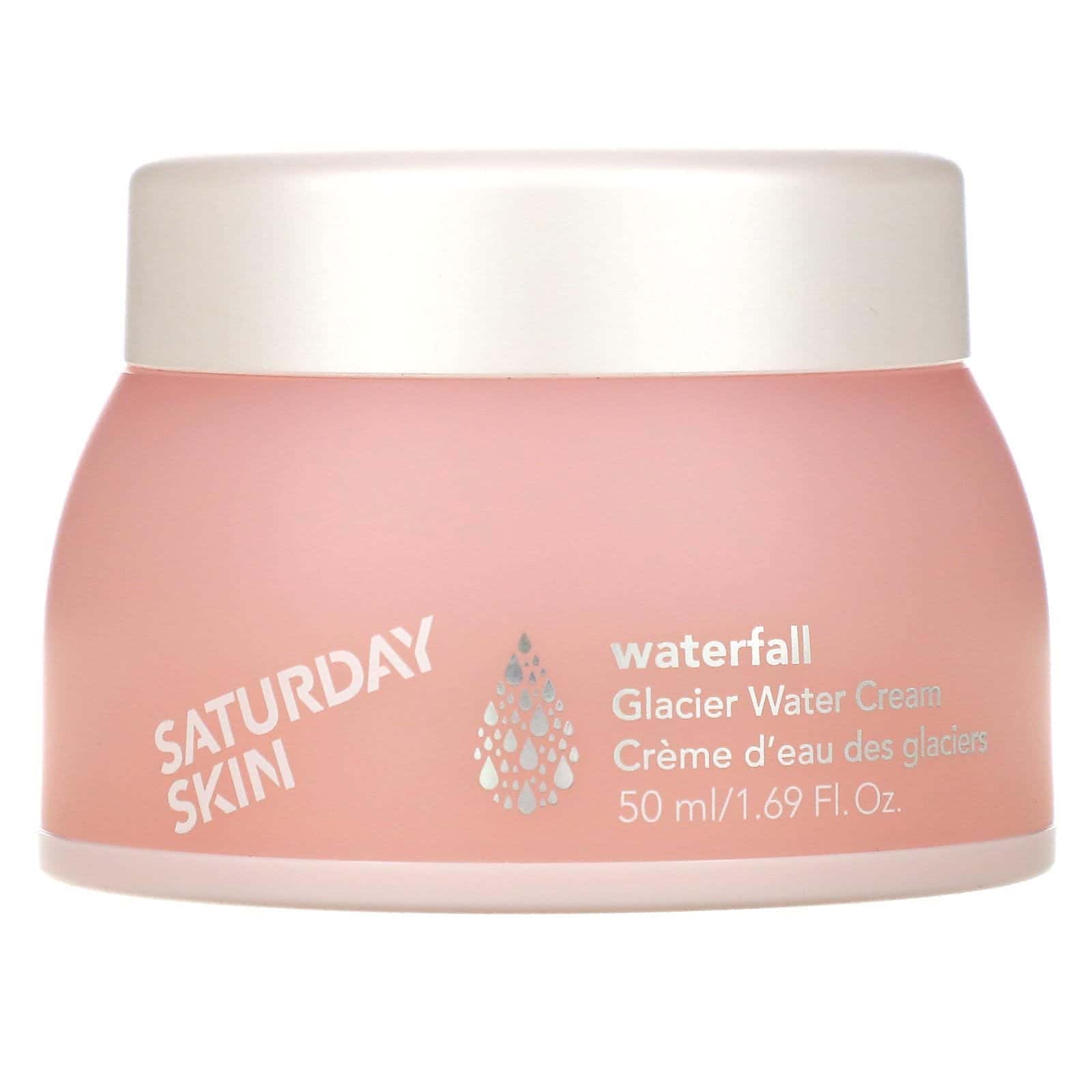 Saturday Skin, Cascada, Crema con agua de glaciar, 50 ml (1,69 oz. líq.)