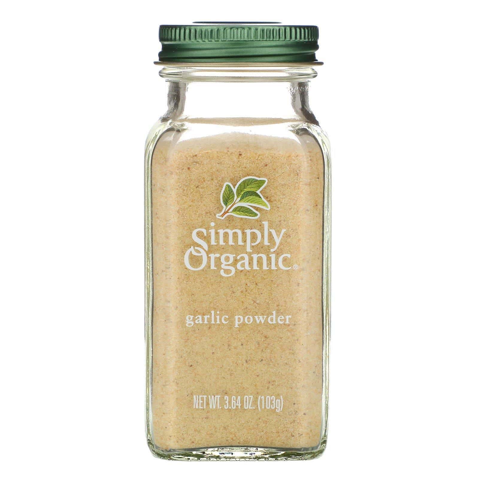 Simply Organic, Ajo en polvo, 3.64 oz (103 g)