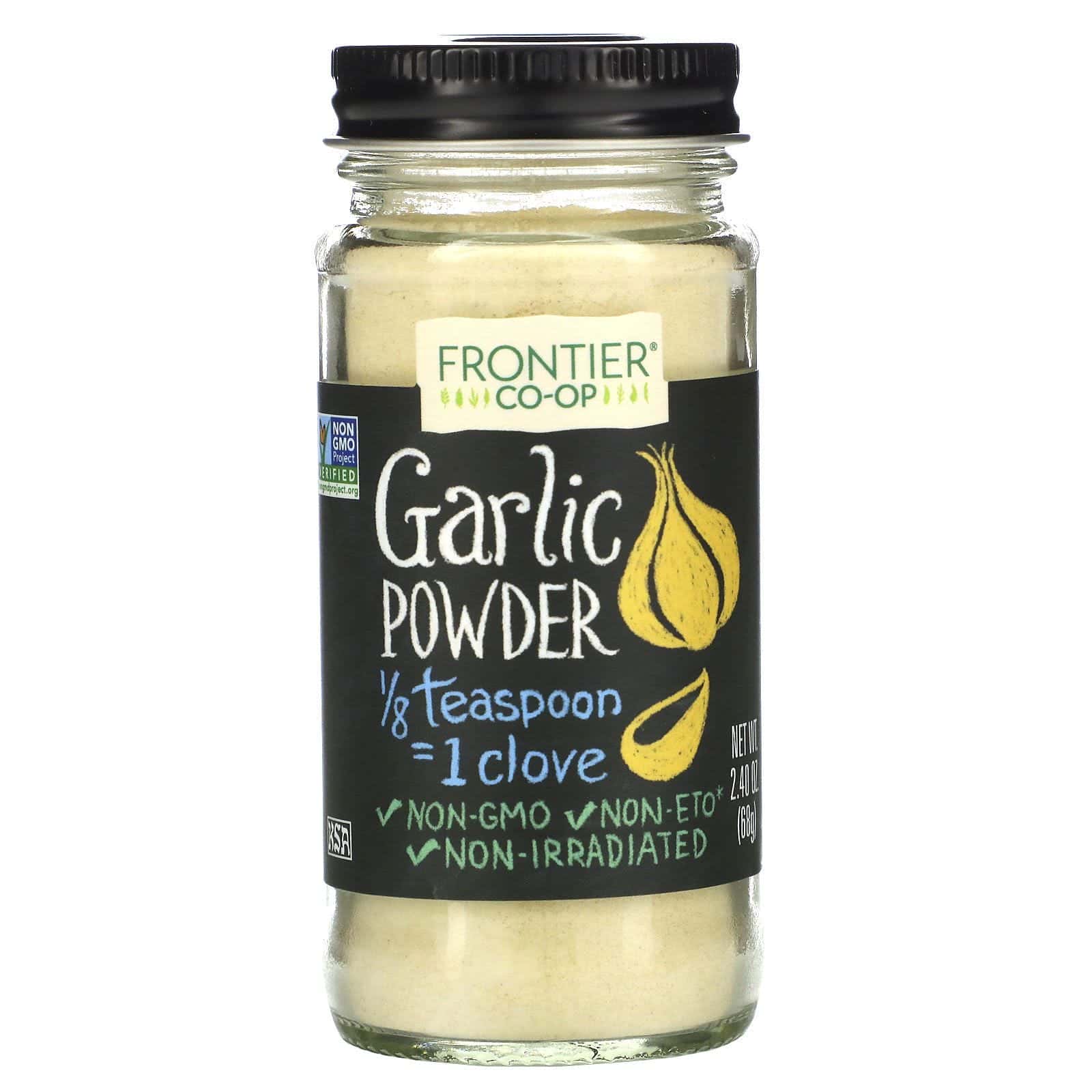 Frontier Natural Products, Polvo de ajo, 2.40 oz (68 g)