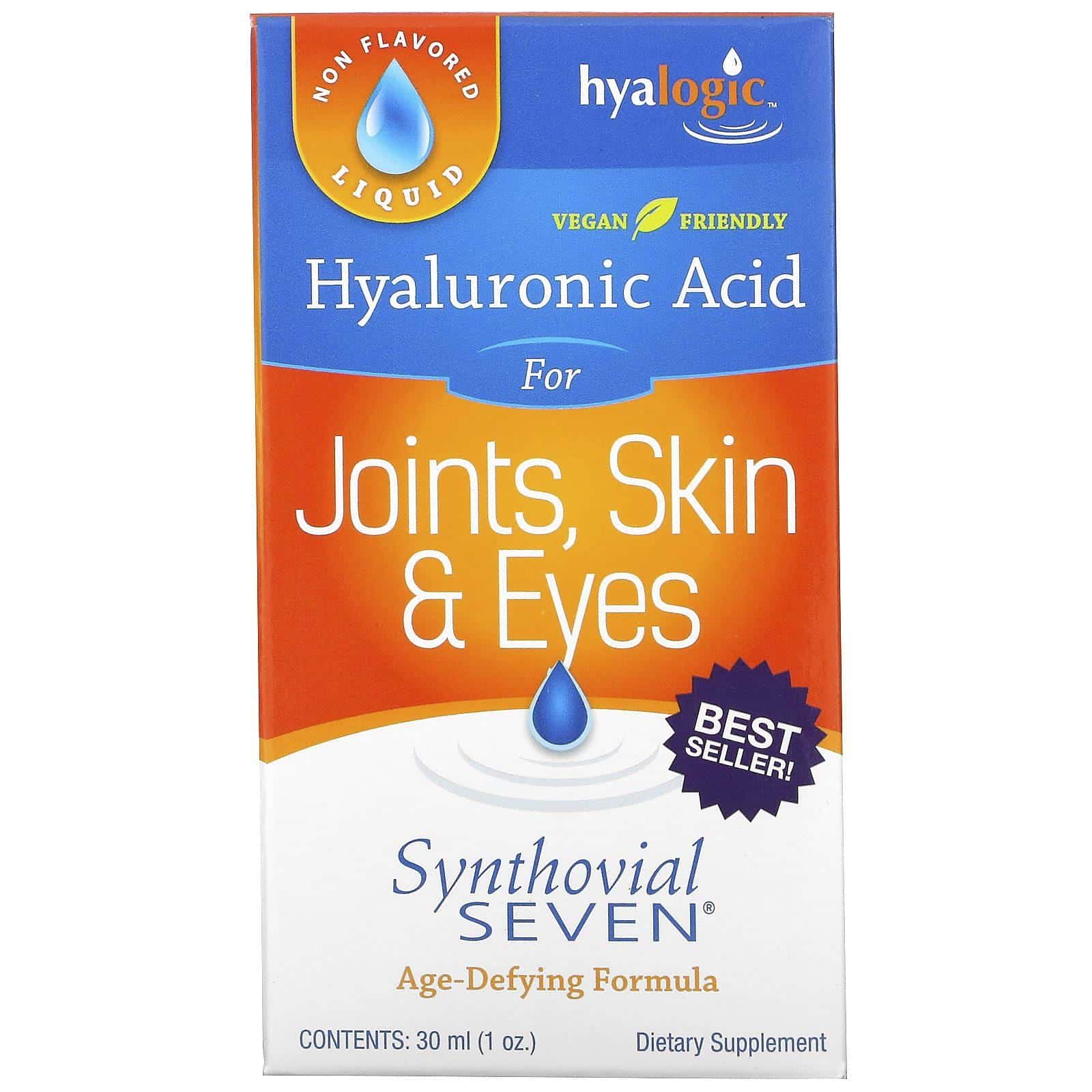Hyalogic, Ácido hialurónico, Synthovial Seven, 30 ml (1 oz)