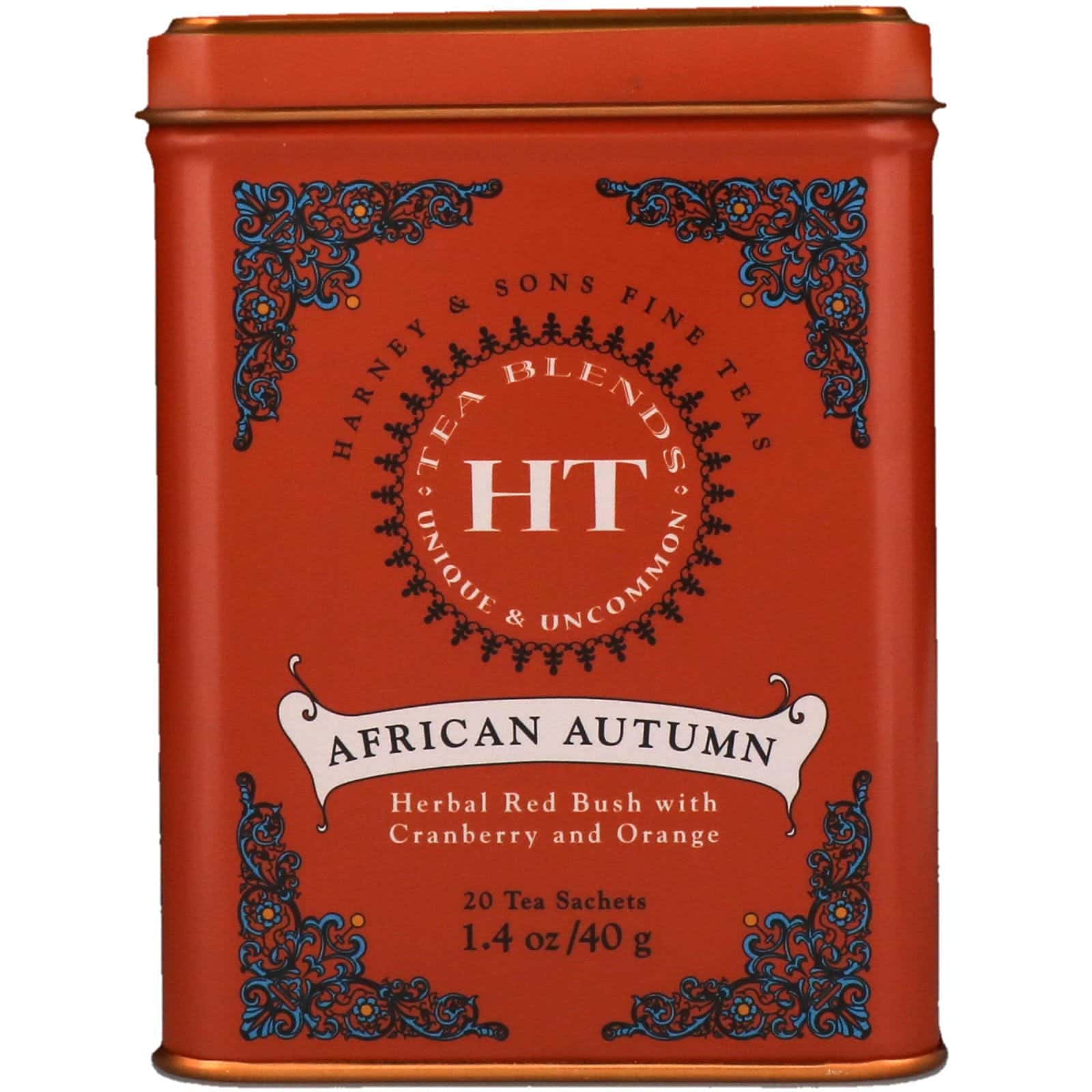 Harney & Sons, African Autumn, 20 Bolsas de Té, 1.4 oz (40 g)