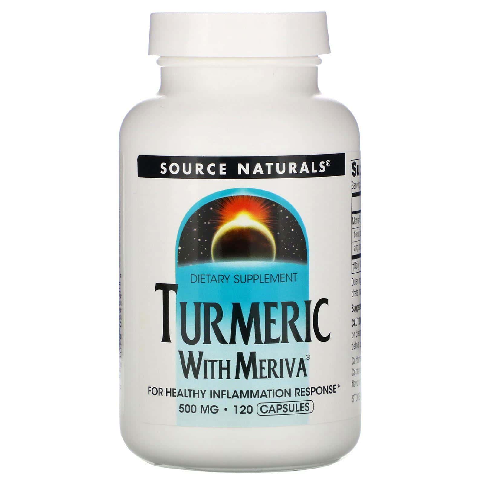 Source Naturals, Complejo de Cúrcuma con Meriva, 500 mg, 120 Cápsulas