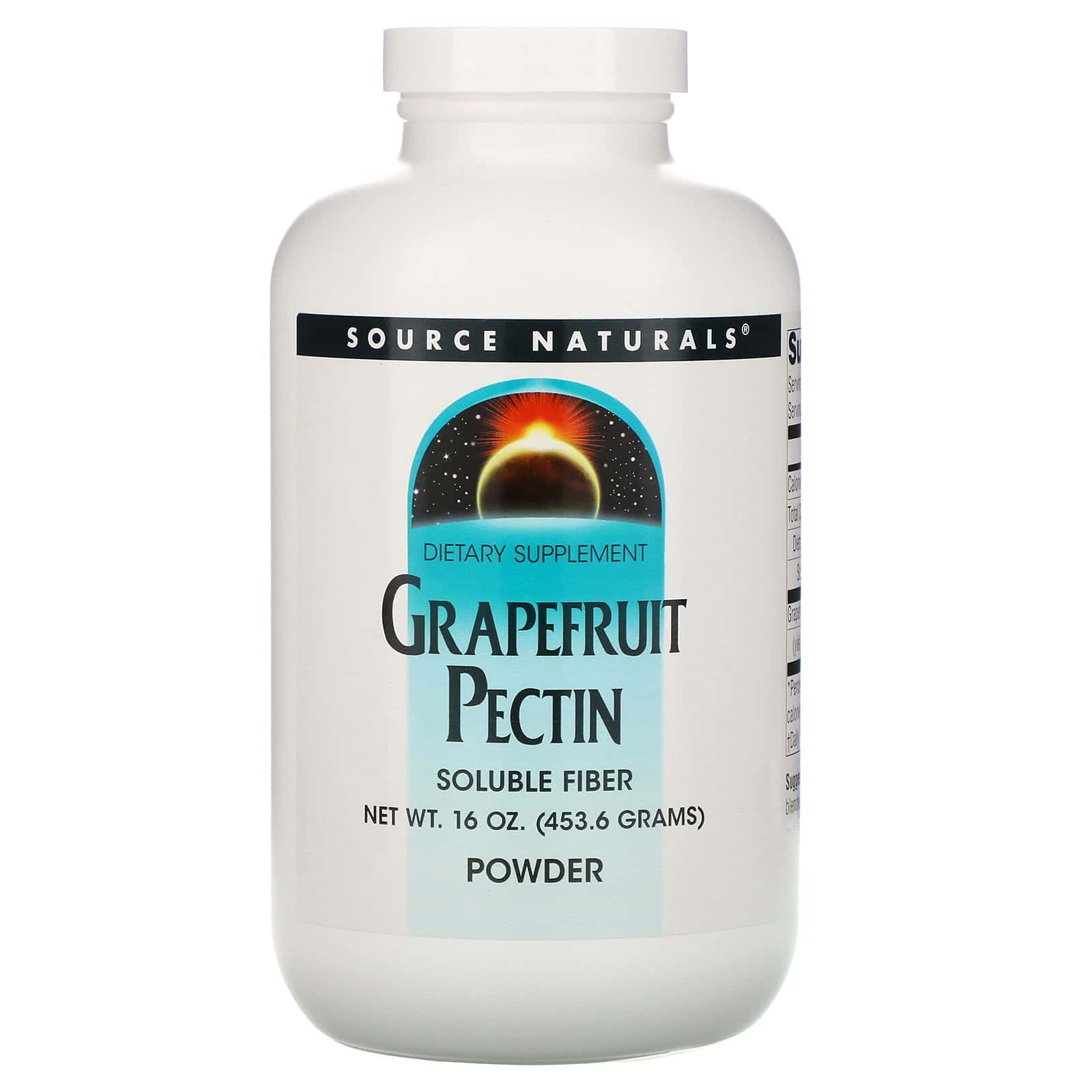 Source Naturals, Polvo pectina de pomelo, 453,6 g (16 oz)