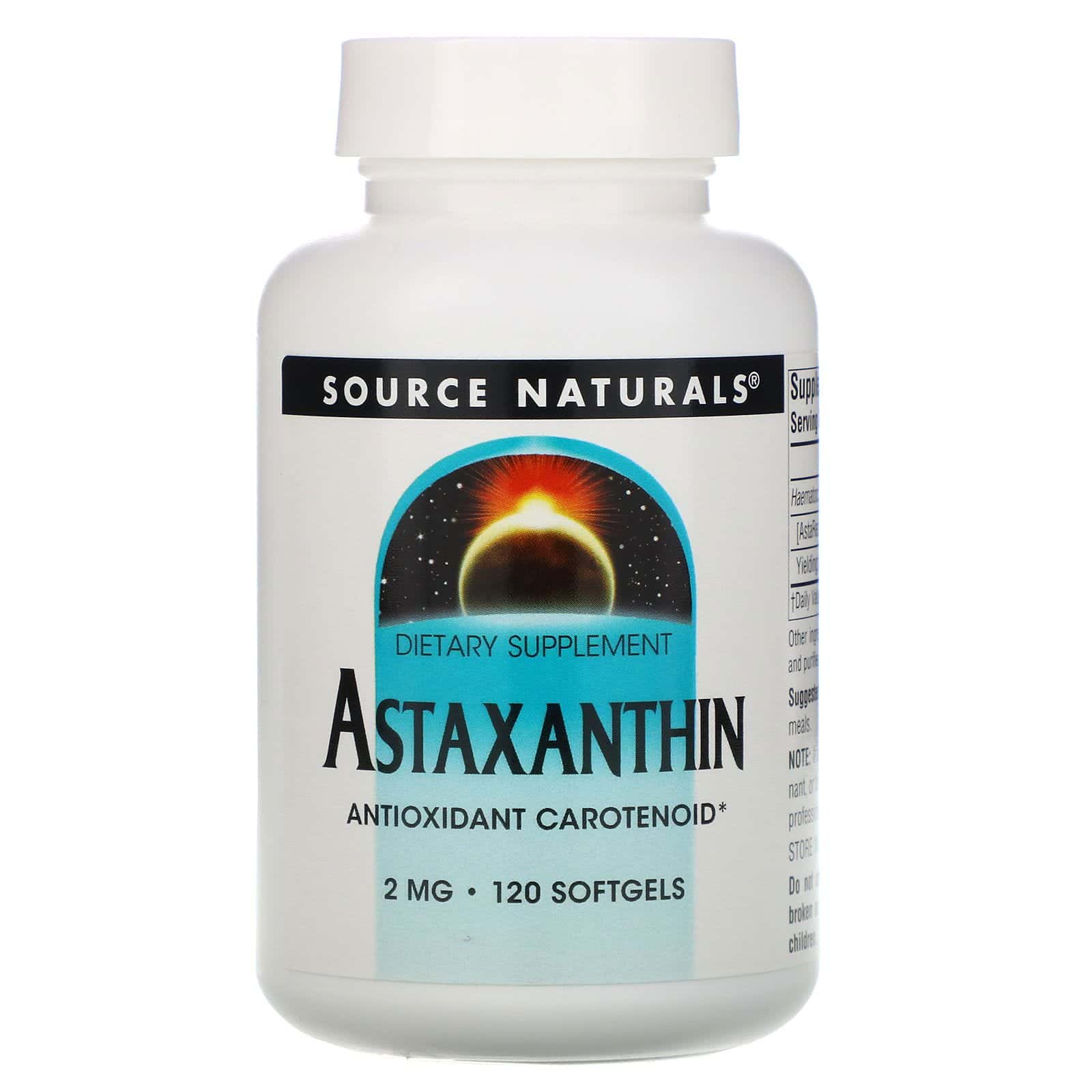 Source Naturals, Astaxantina, 2 mg, 120 cápsulas blandas