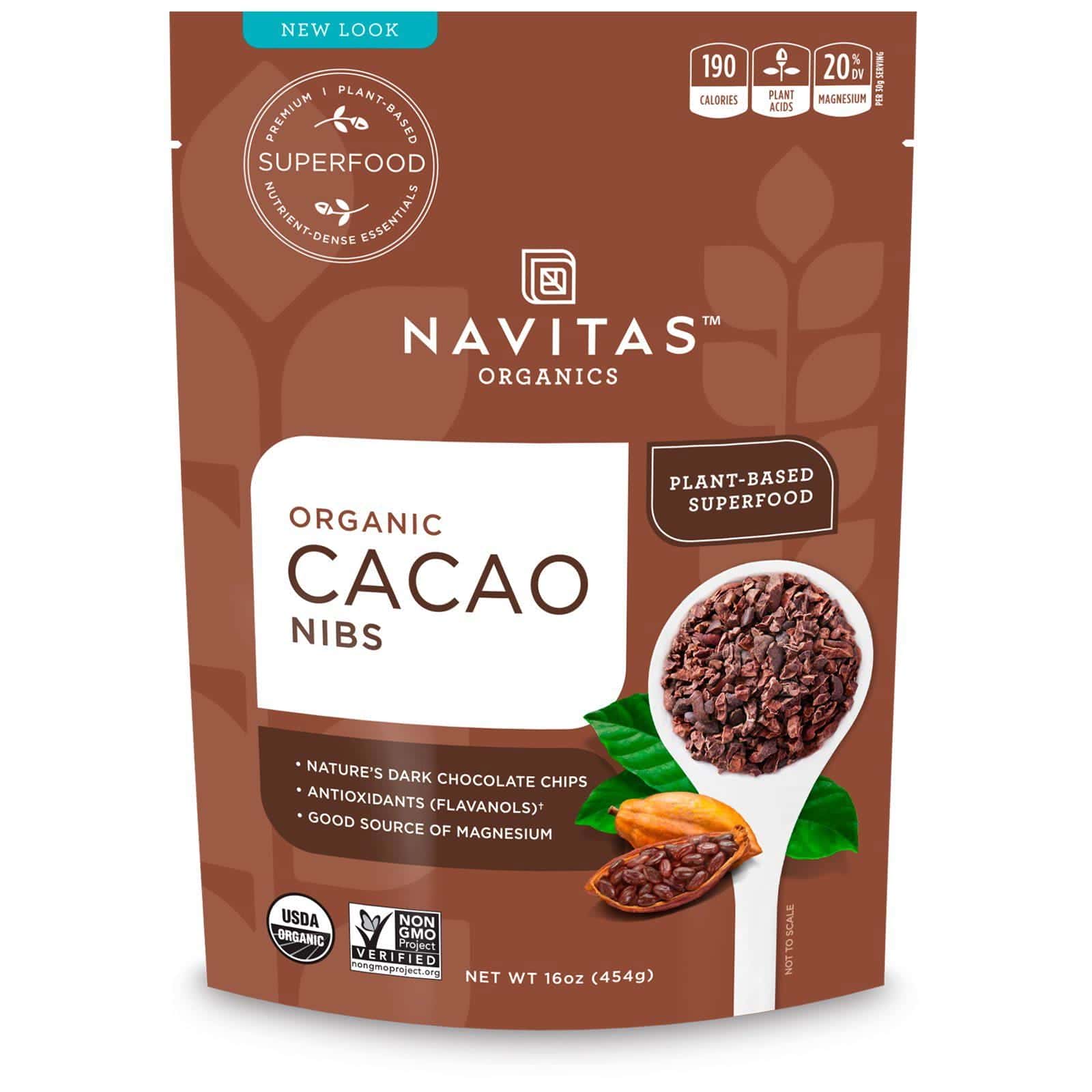 Navitas Organics, Cacao Nibs, 16 oz (454 g)