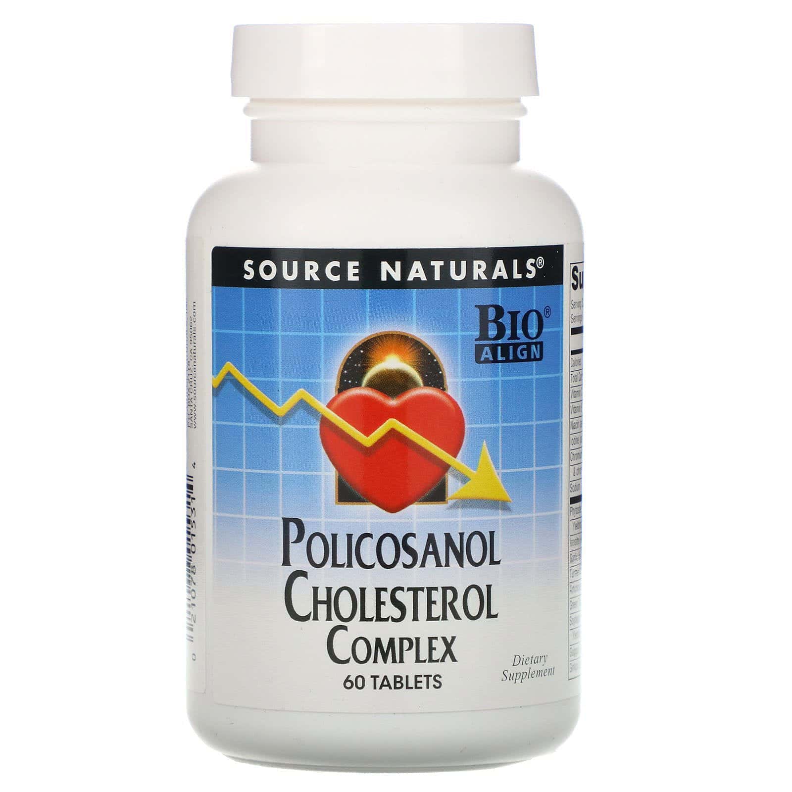 Source Naturals, Complejo Policosanol Colesterol, 60 Tabletas