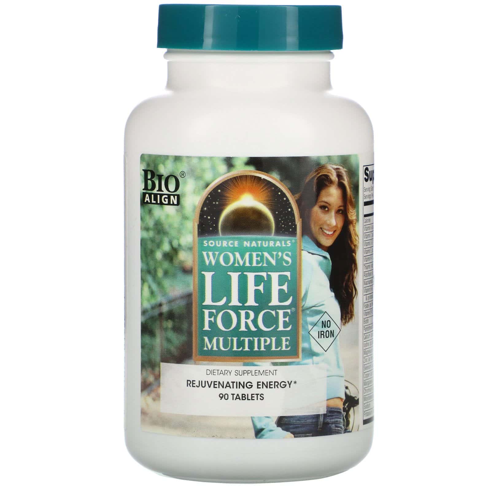 Source Naturals, Women's Life Force Multiple, Sin Hierro, 90 Comprimidos