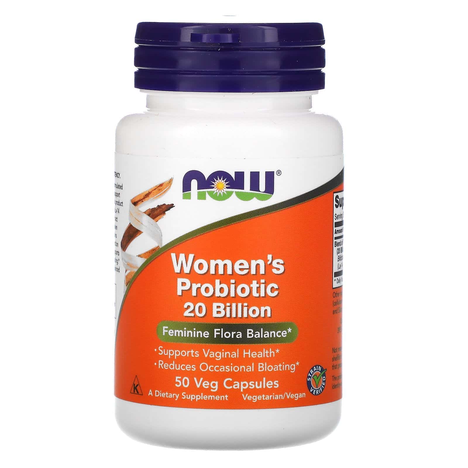 Now Foods, Probiótico para mujer 20 Billion