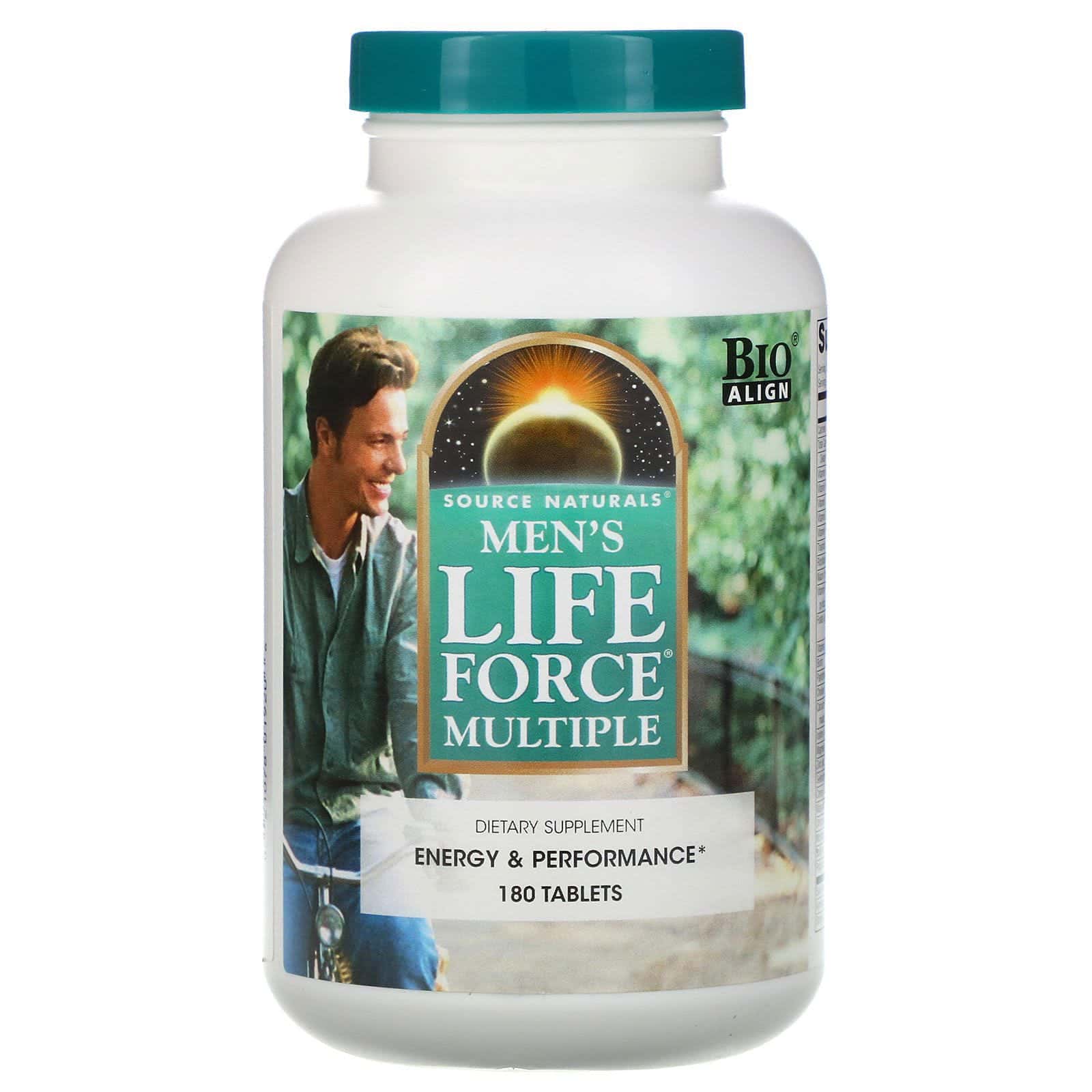 Source Naturals, Men's Life Force Multiple, 180 Comprimidos