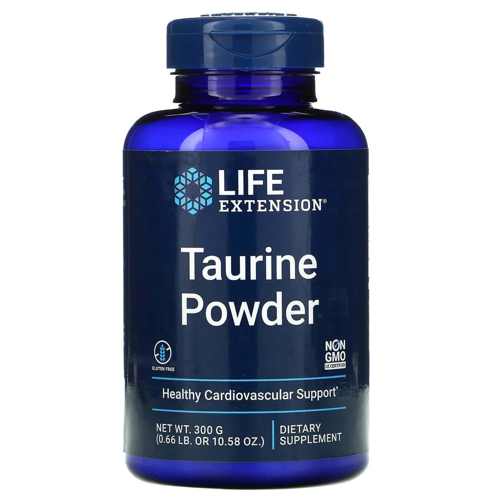 Life Extension, Taurina en polvo, 300 g (10,58 oz)