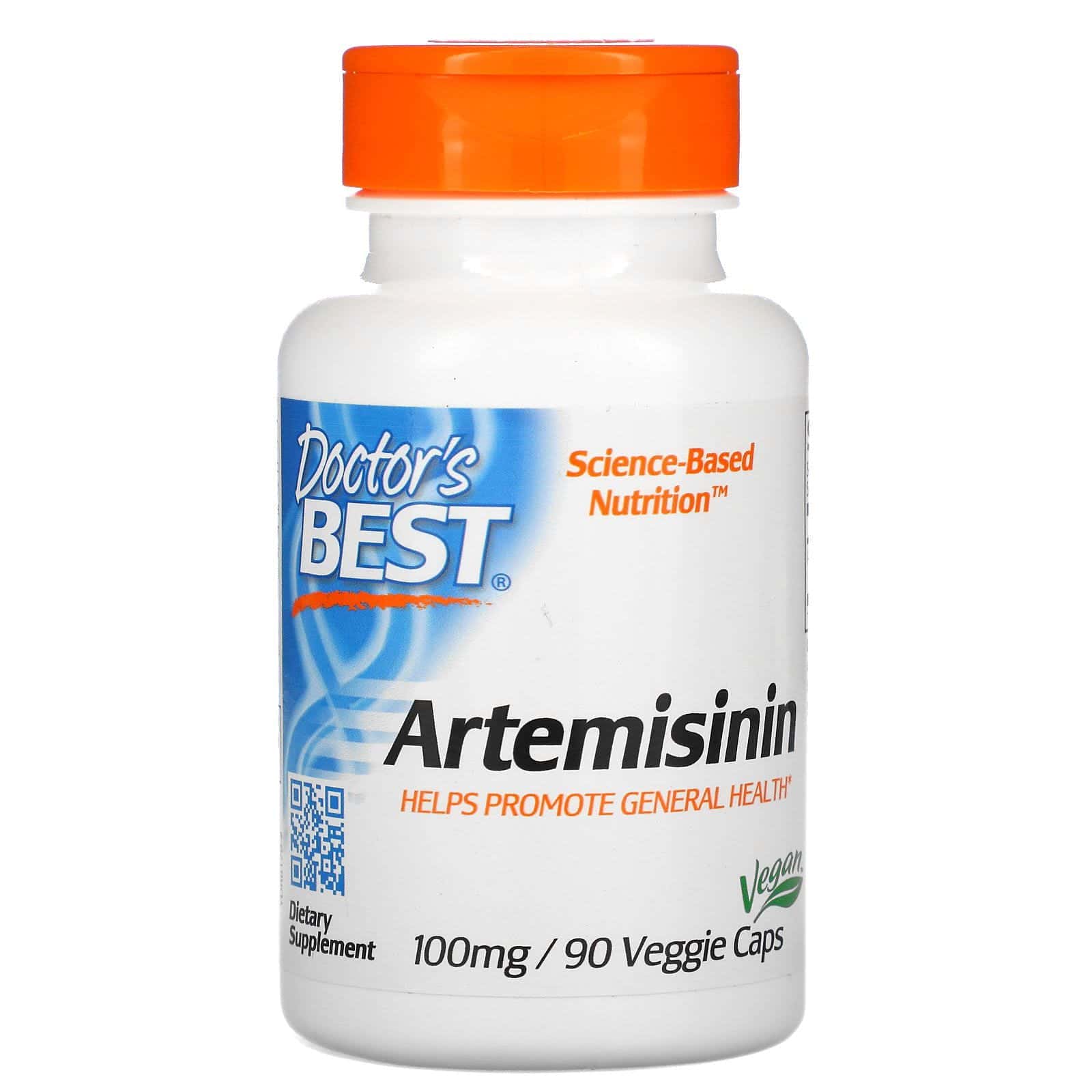 Doctor's Best, Artemisinina 100 mg, 90 cápsulas vegetales