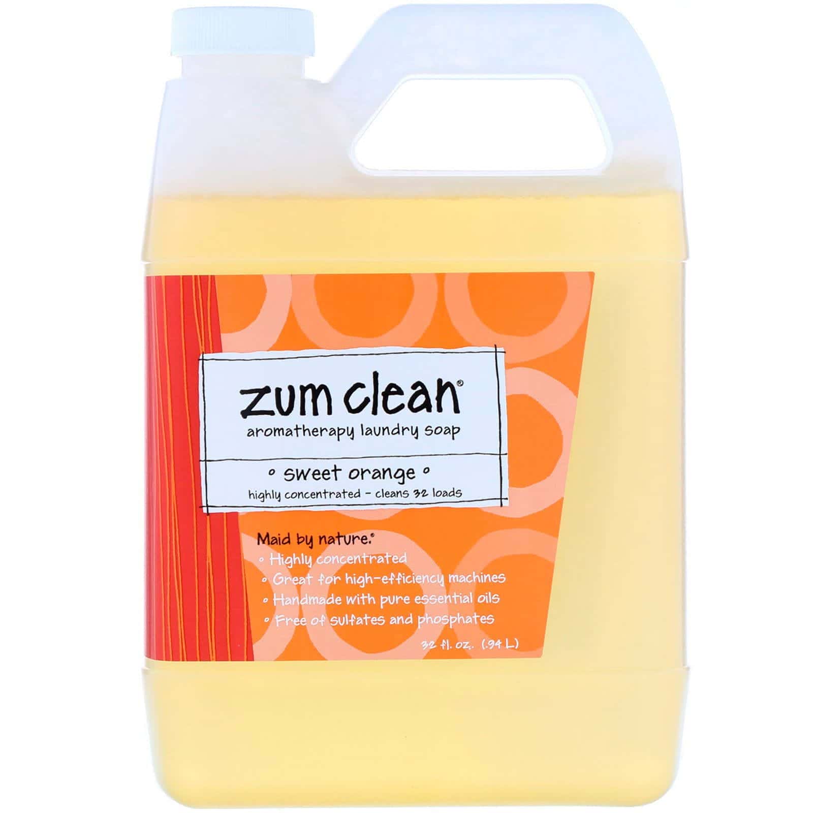 Indigo Wild, Zum Clean, Jabón para lavar de aromaterapia, Naranja dulce, 32 fl oz (0,94 l)