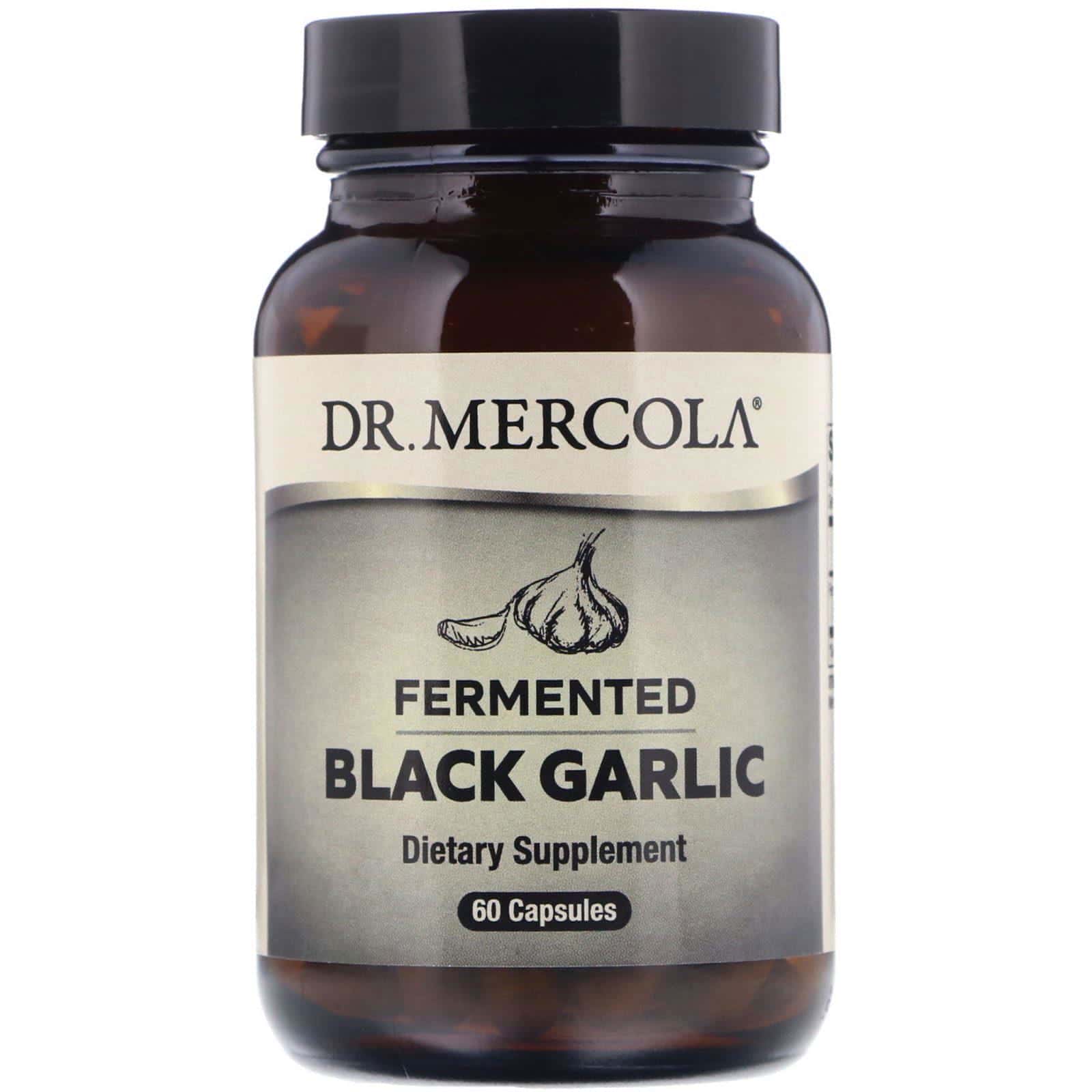 Dr. Mercola, Ajo Negro Fermentado, 60 Cápsulas