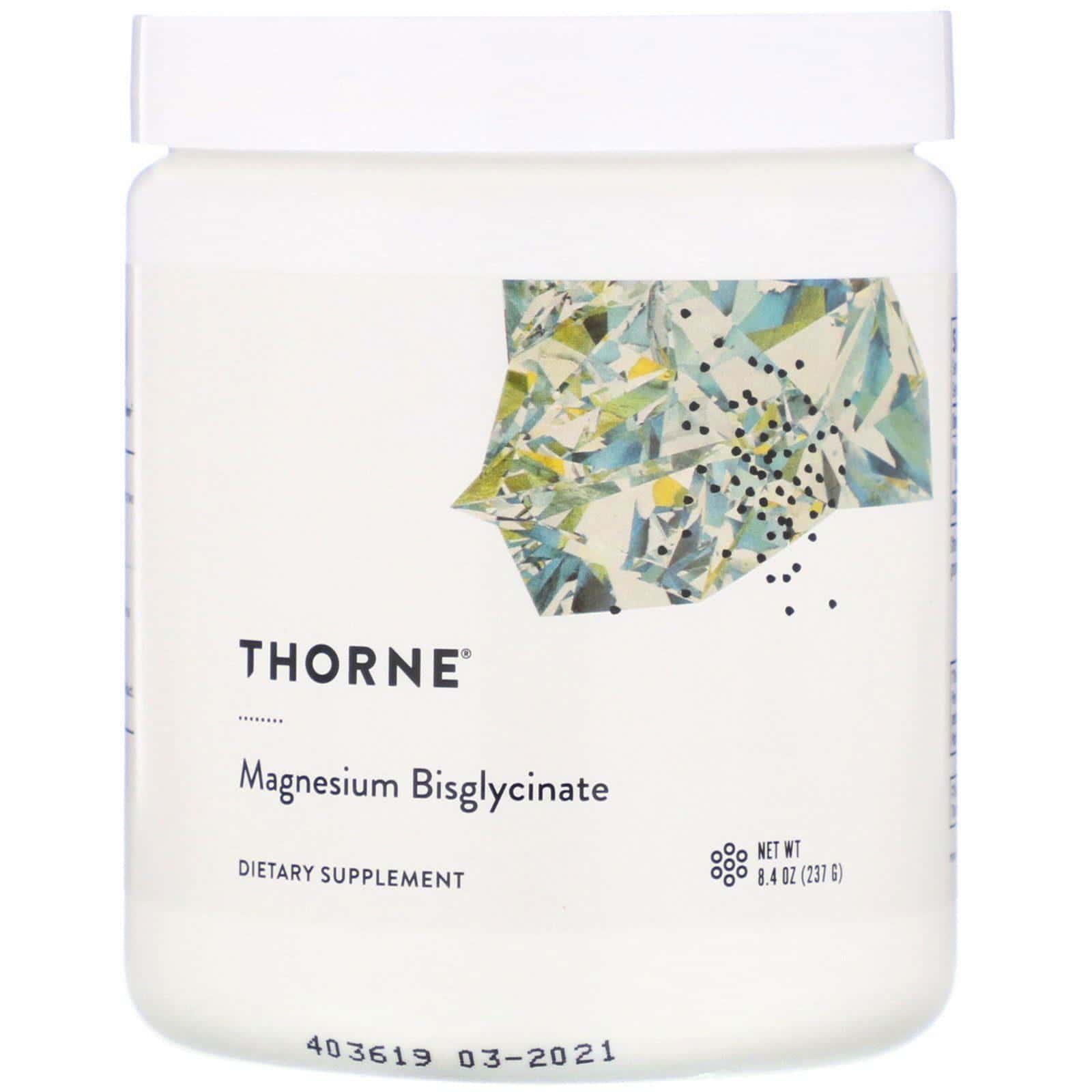 Thorne Research, Bisglicinato de magnesio, 237 g (8,4 oz)