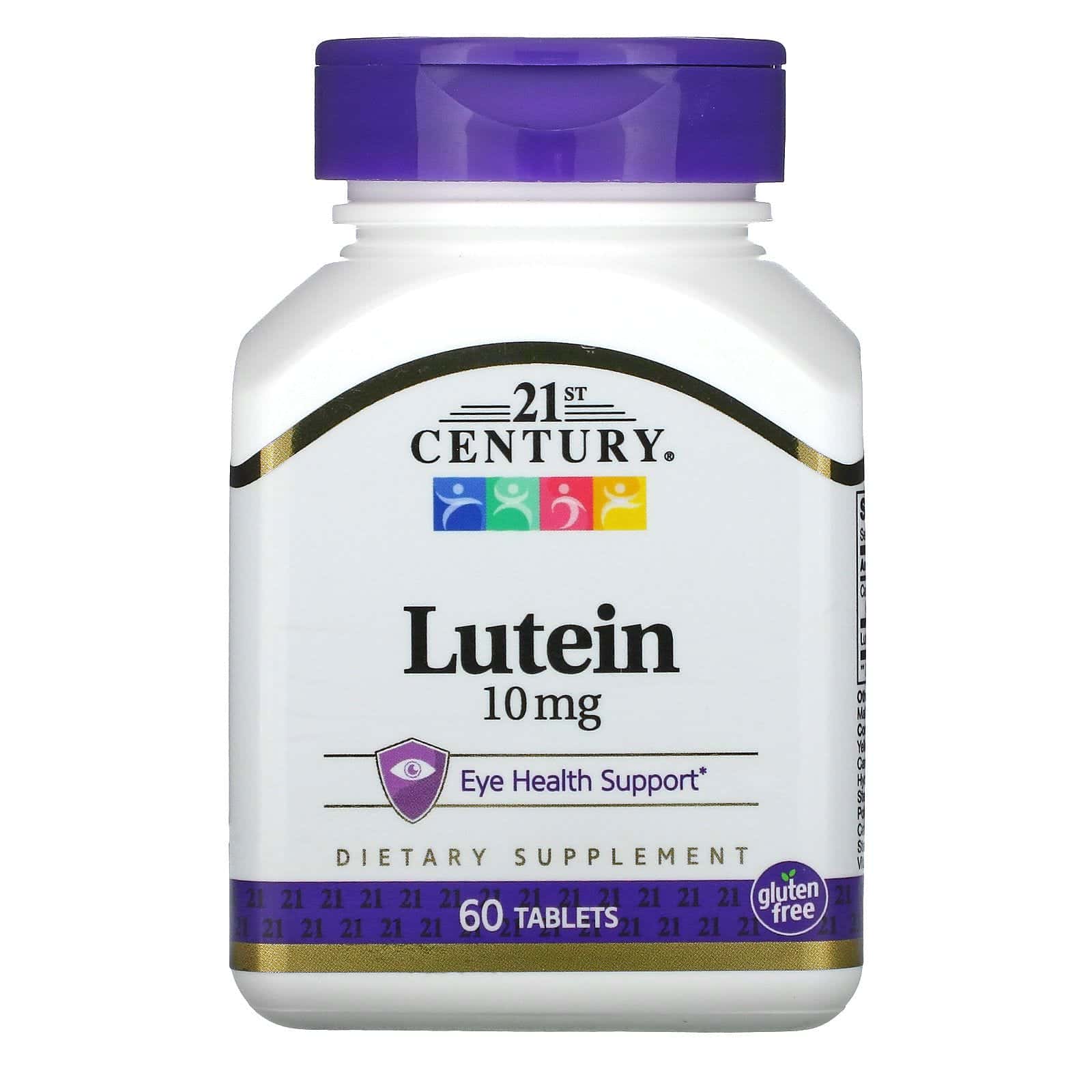 21st Century, Luteína, 10 mg, 60 Tabletas